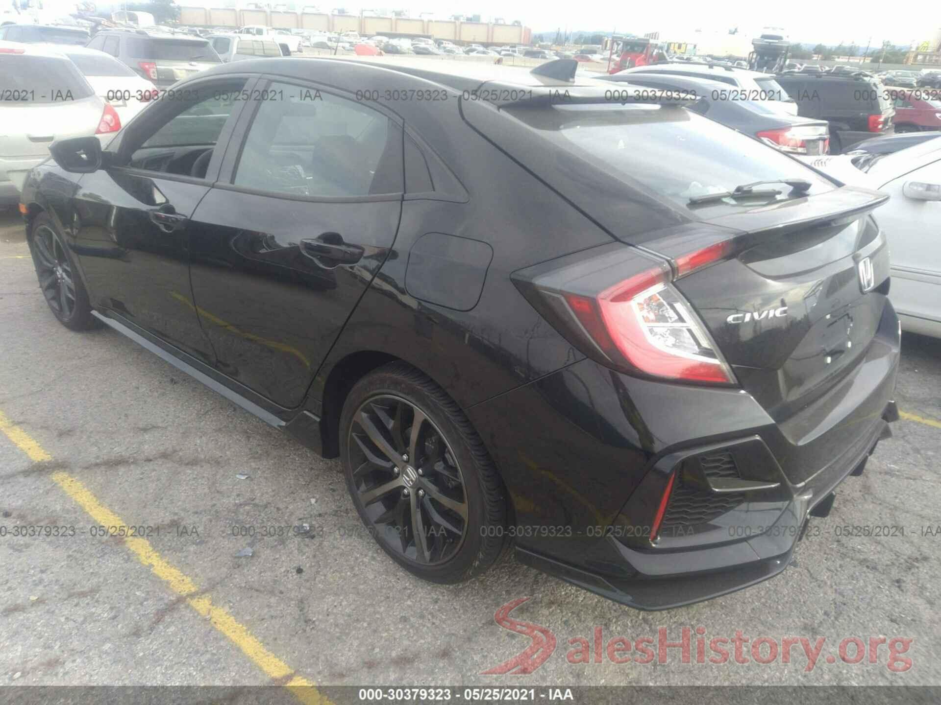 SHHFK7H44MU415025 2021 HONDA CIVIC HATCHBACK