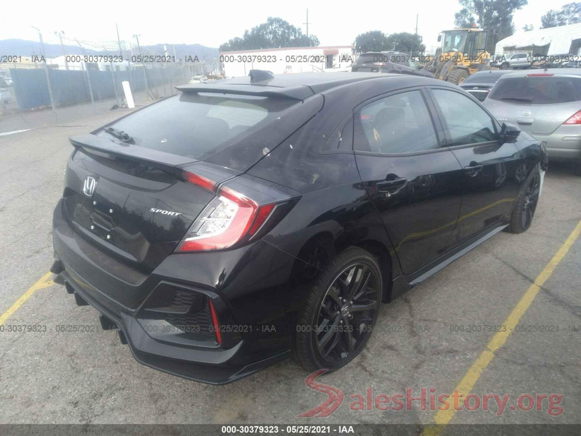 SHHFK7H44MU415025 2021 HONDA CIVIC HATCHBACK