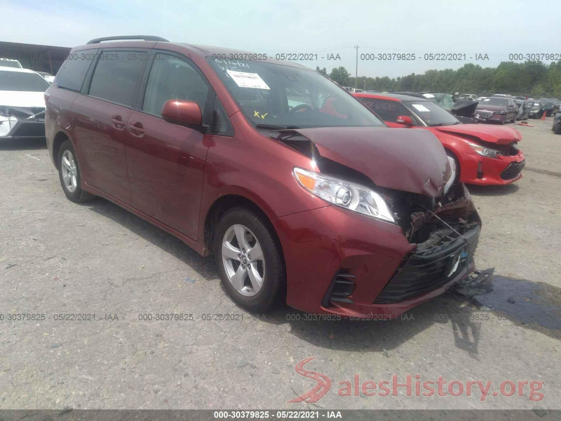 5TDKZ3DC1KS995876 2019 TOYOTA SIENNA