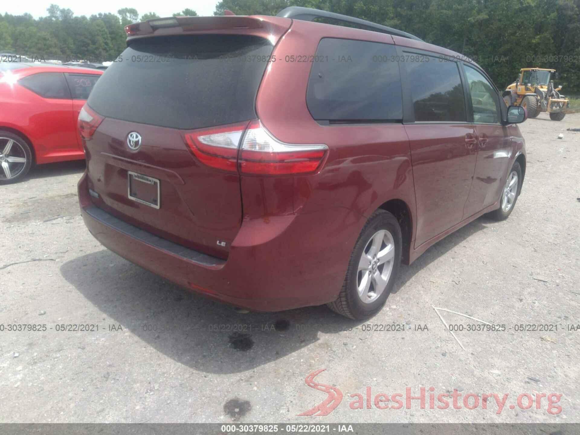 5TDKZ3DC1KS995876 2019 TOYOTA SIENNA