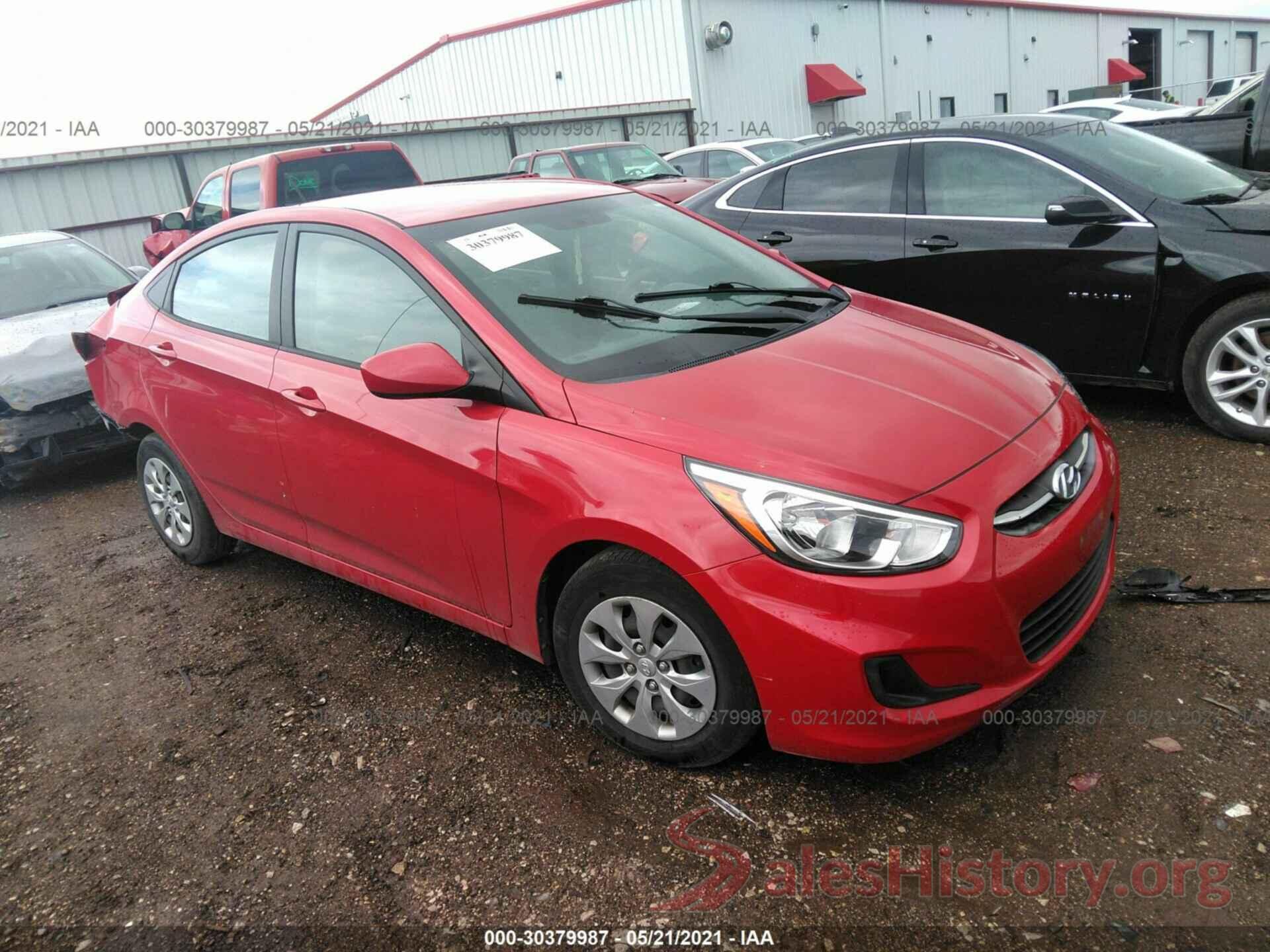 KMHCT4AE6GU136024 2016 HYUNDAI ACCENT