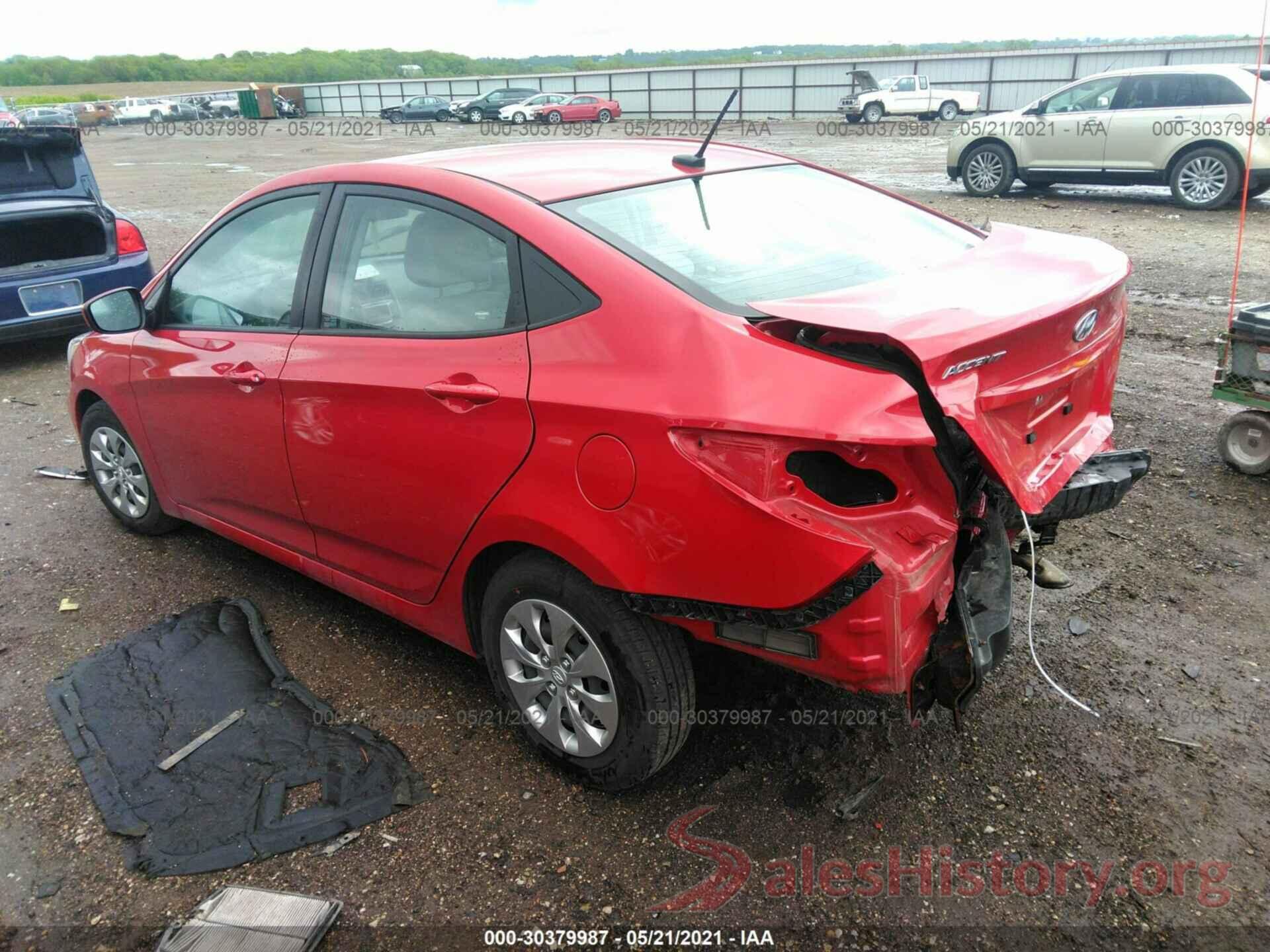 KMHCT4AE6GU136024 2016 HYUNDAI ACCENT