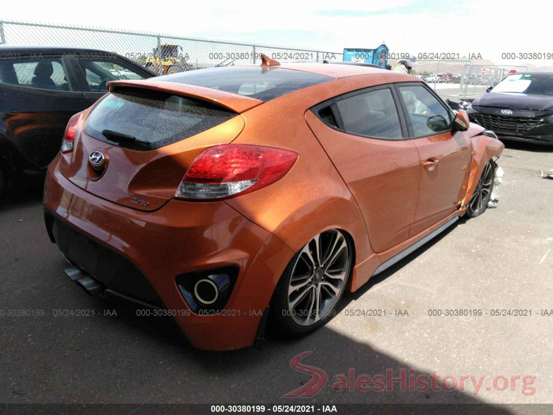 KMHTC6AE0GU285900 2016 HYUNDAI VELOSTER