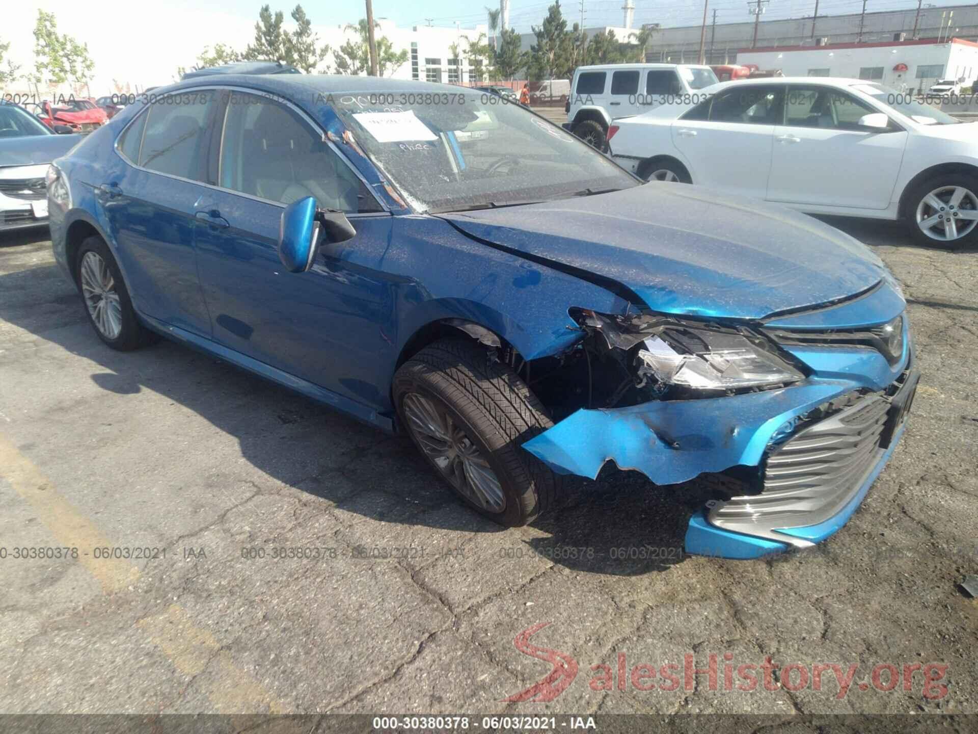 4T1B11HK7KU255382 2019 TOYOTA CAMRY