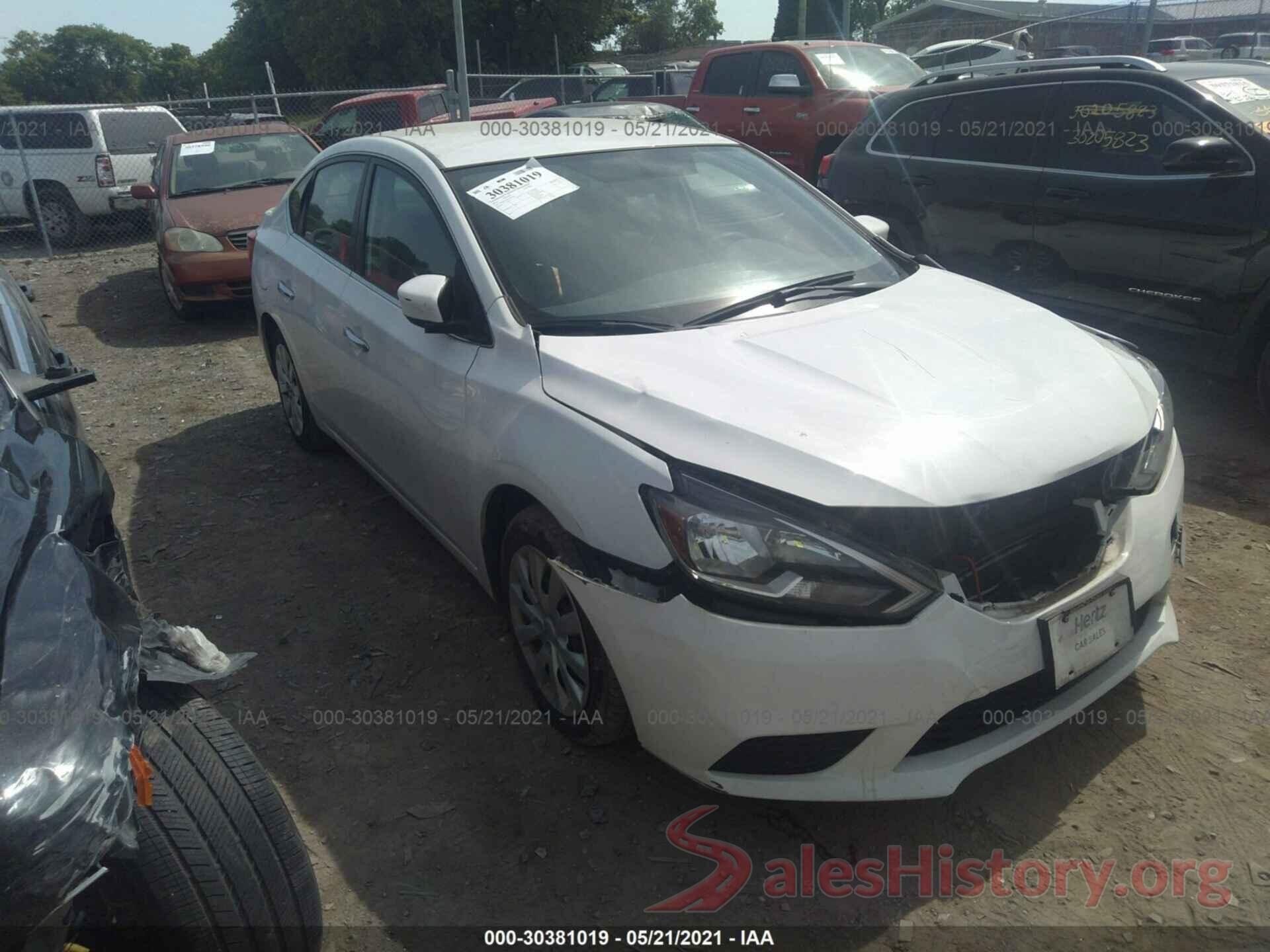 3N1AB7AP1GY303343 2016 NISSAN SENTRA