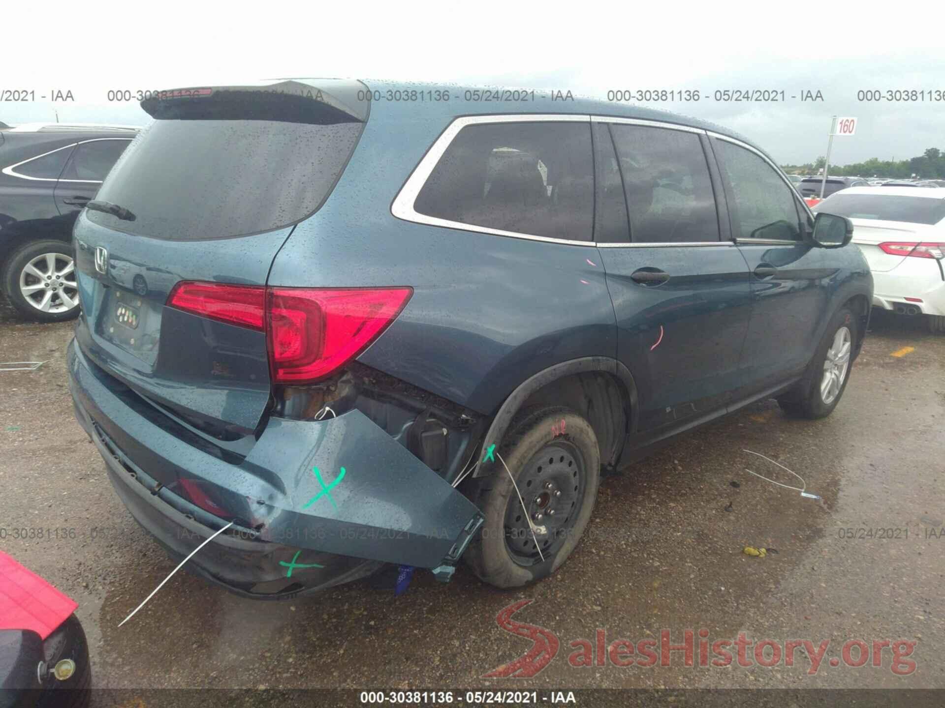 5FNYF5H14GB008514 2016 HONDA PILOT