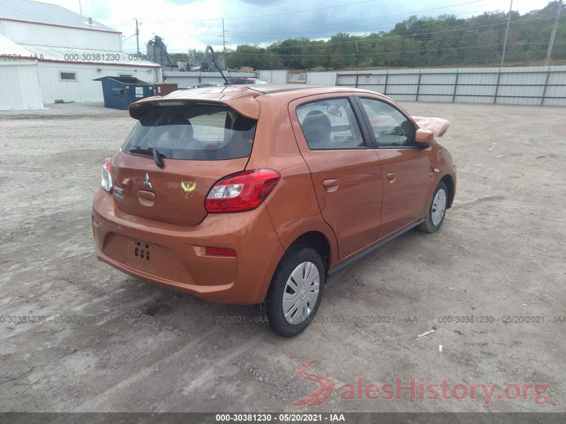 ML32A3HJ6LH007371 2020 MITSUBISHI MIRAGE