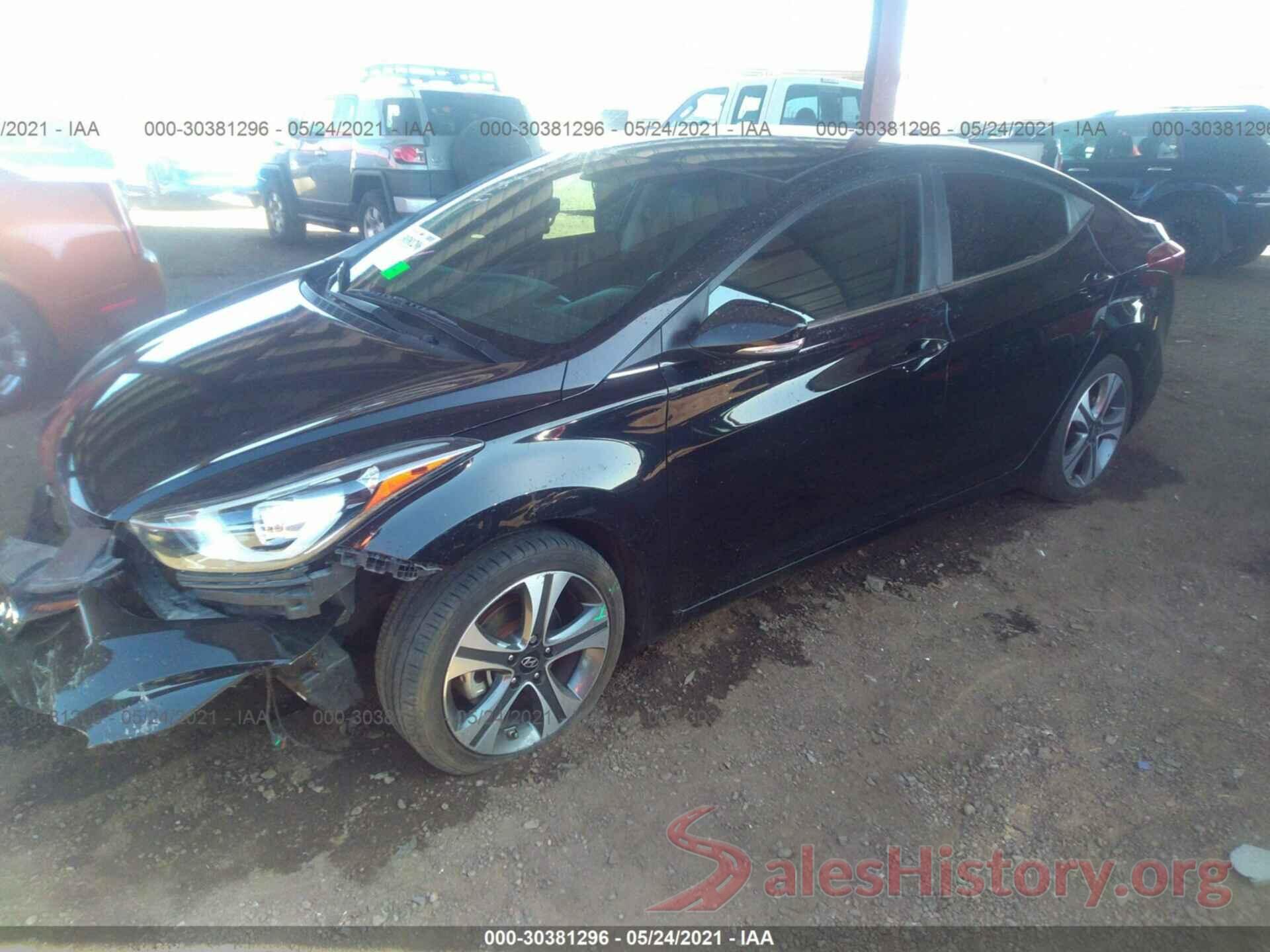 KMHDH4AH0GU567877 2016 HYUNDAI ELANTRA