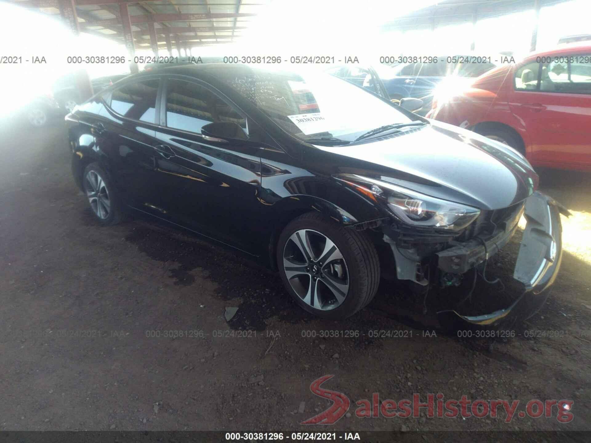 KMHDH4AH0GU567877 2016 HYUNDAI ELANTRA