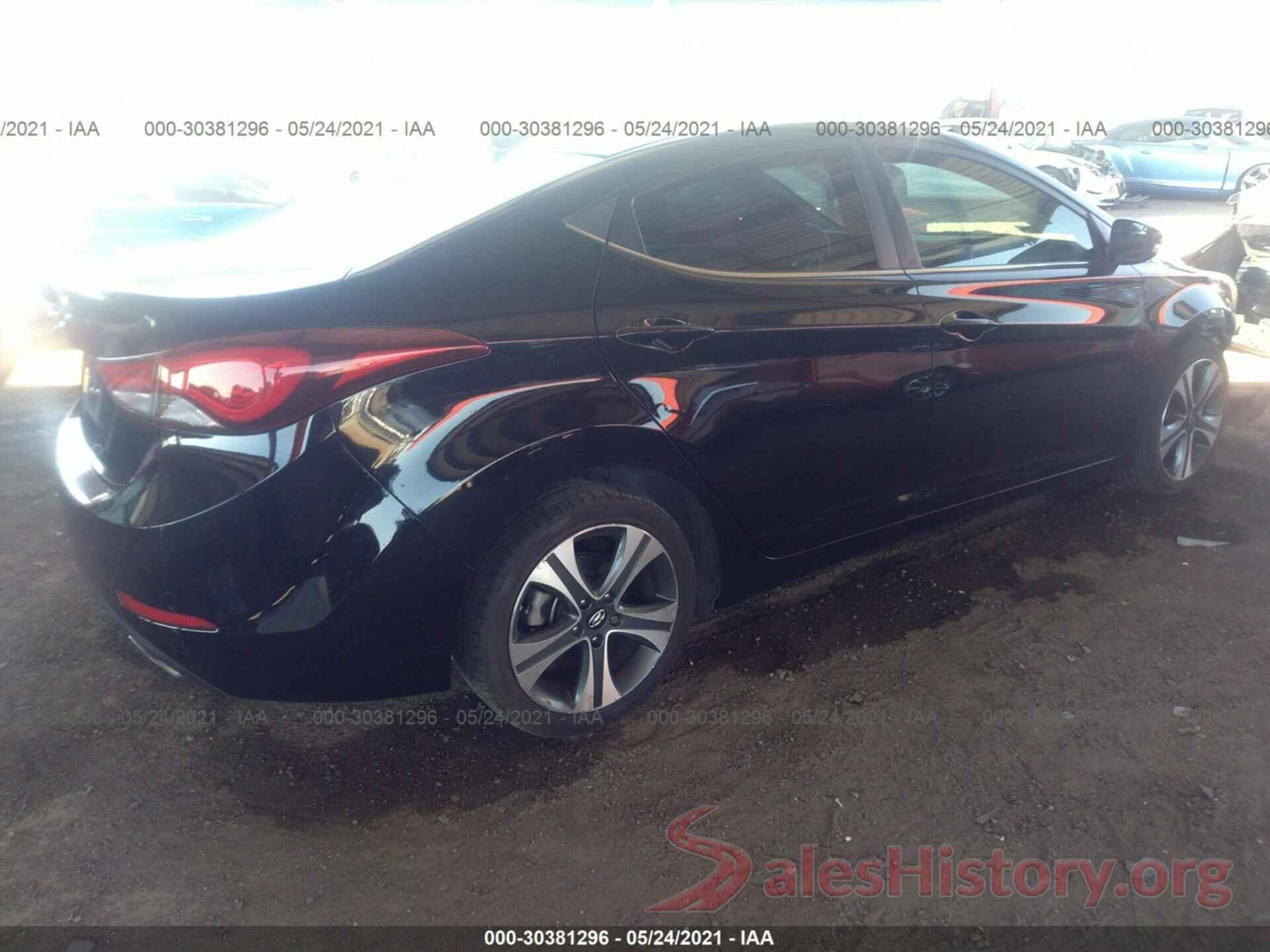 KMHDH4AH0GU567877 2016 HYUNDAI ELANTRA