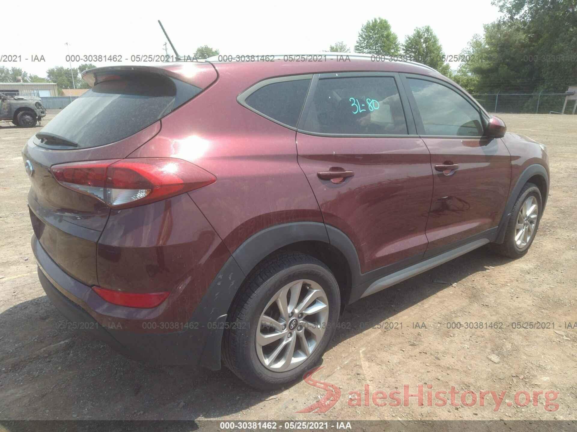 KM8J33A43HU331721 2017 HYUNDAI TUCSON