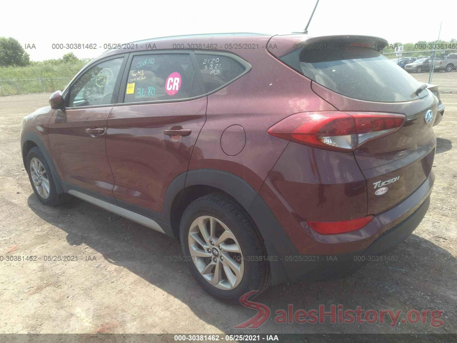 KM8J33A43HU331721 2017 HYUNDAI TUCSON