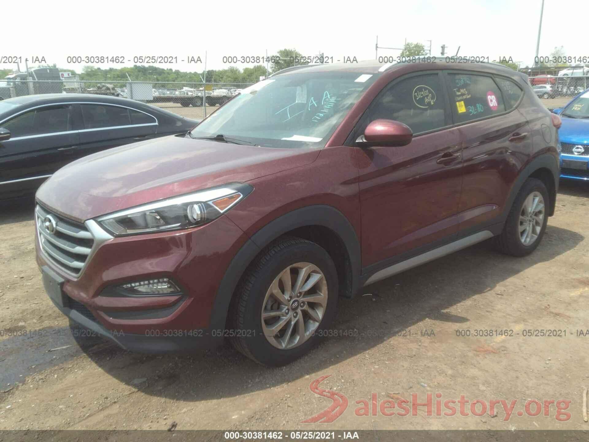 KM8J33A43HU331721 2017 HYUNDAI TUCSON