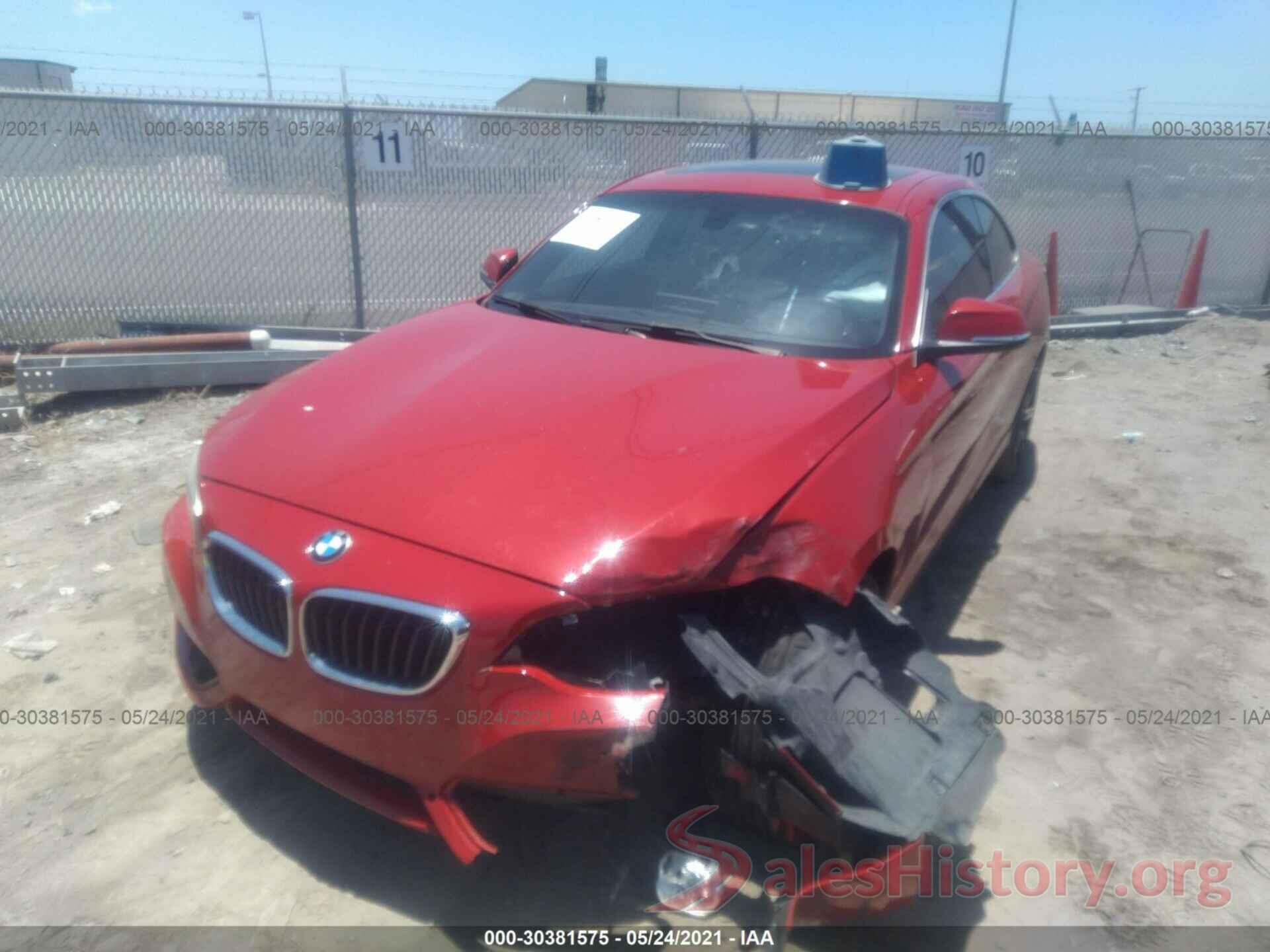 WBA1F9C52GV544234 2016 BMW 2 SERIES