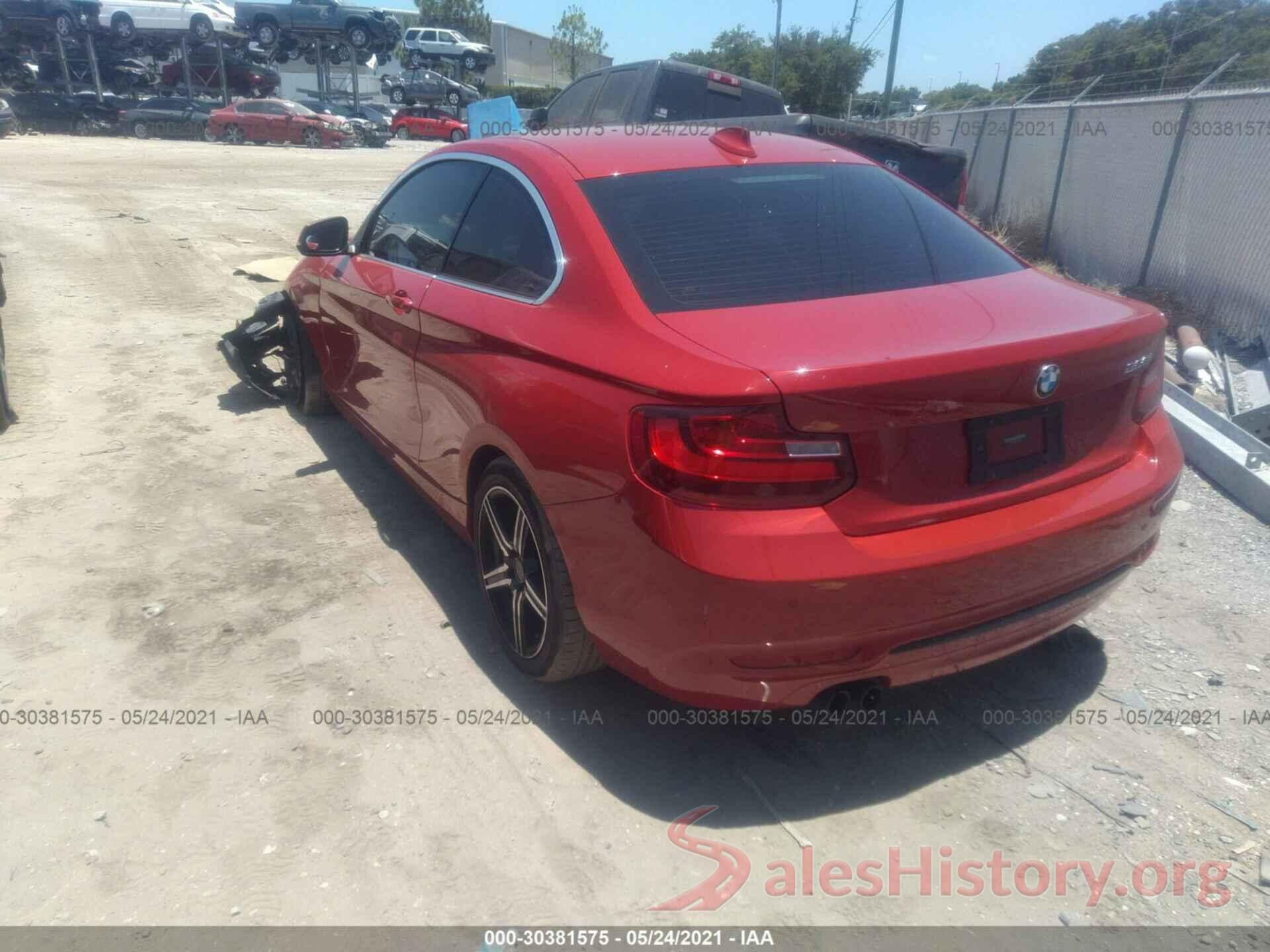 WBA1F9C52GV544234 2016 BMW 2 SERIES