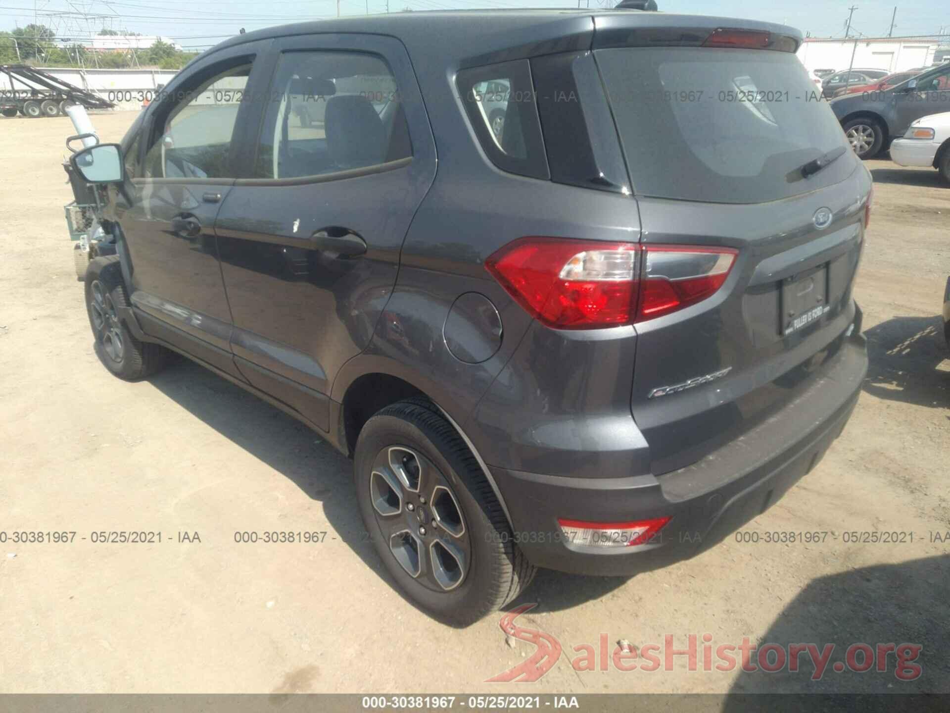 MAJ6S3FL1LC385889 2020 FORD ECOSPORT