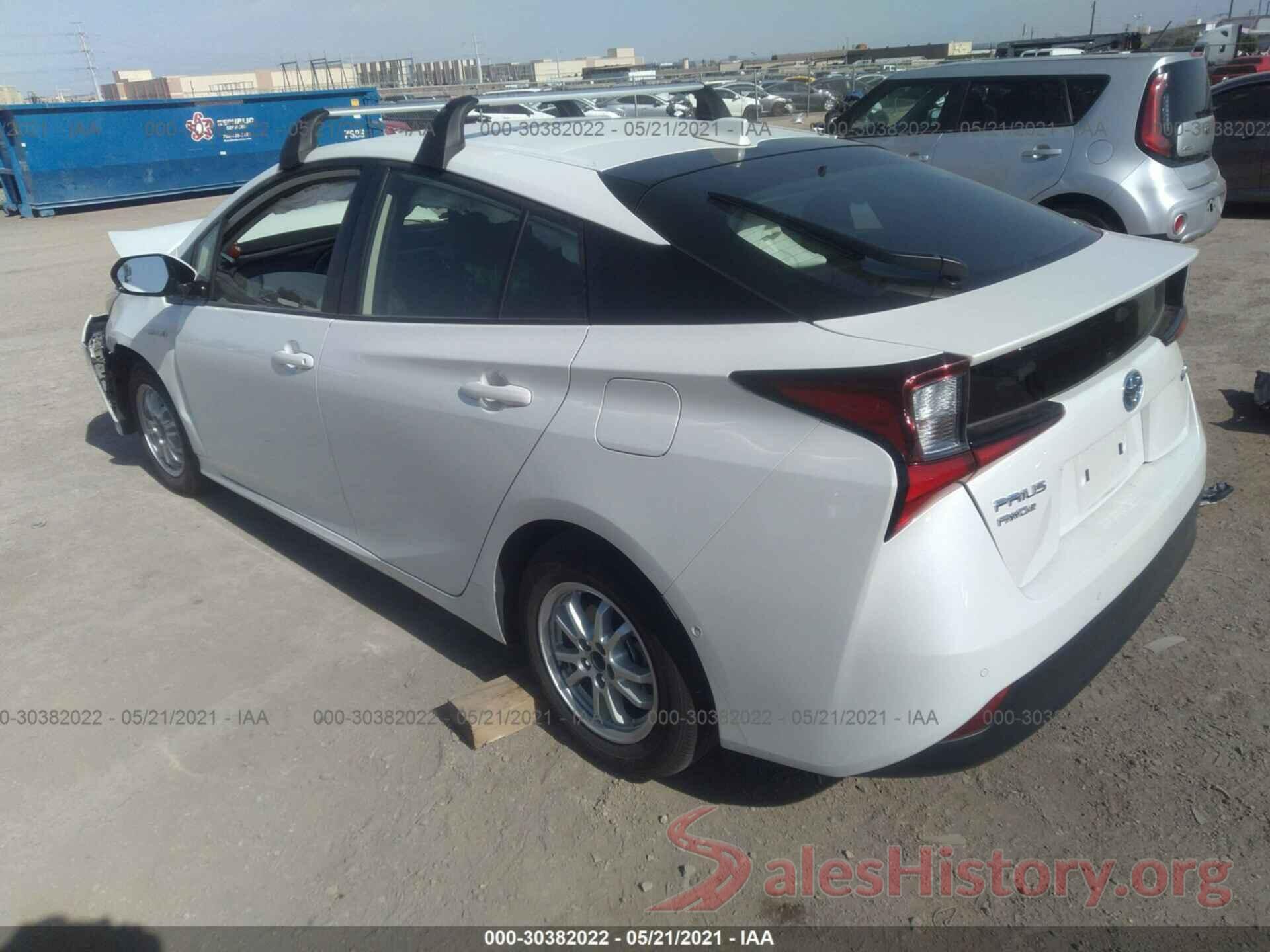 JTDL9RFU8L3018072 2020 TOYOTA PRIUS