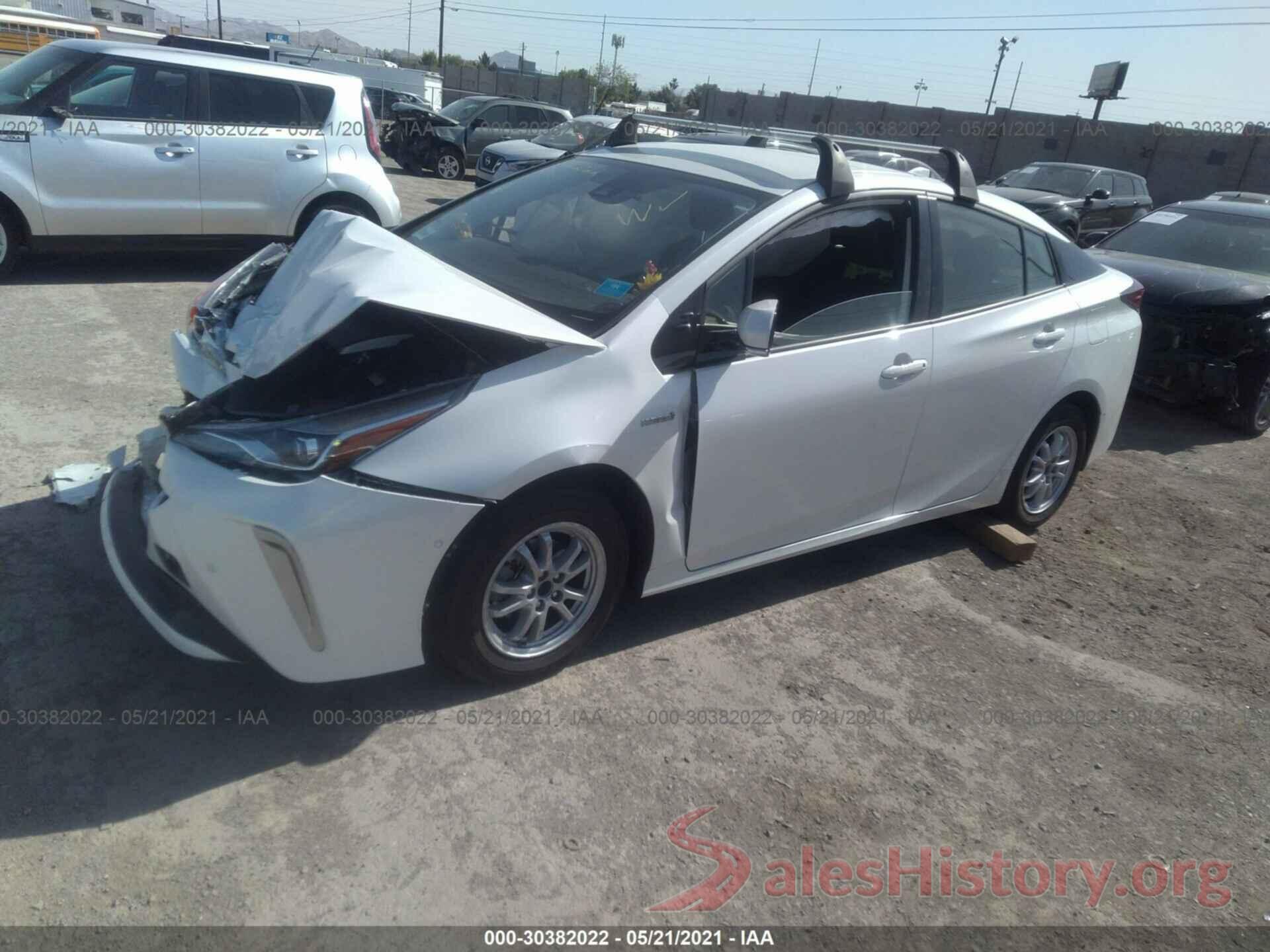 JTDL9RFU8L3018072 2020 TOYOTA PRIUS