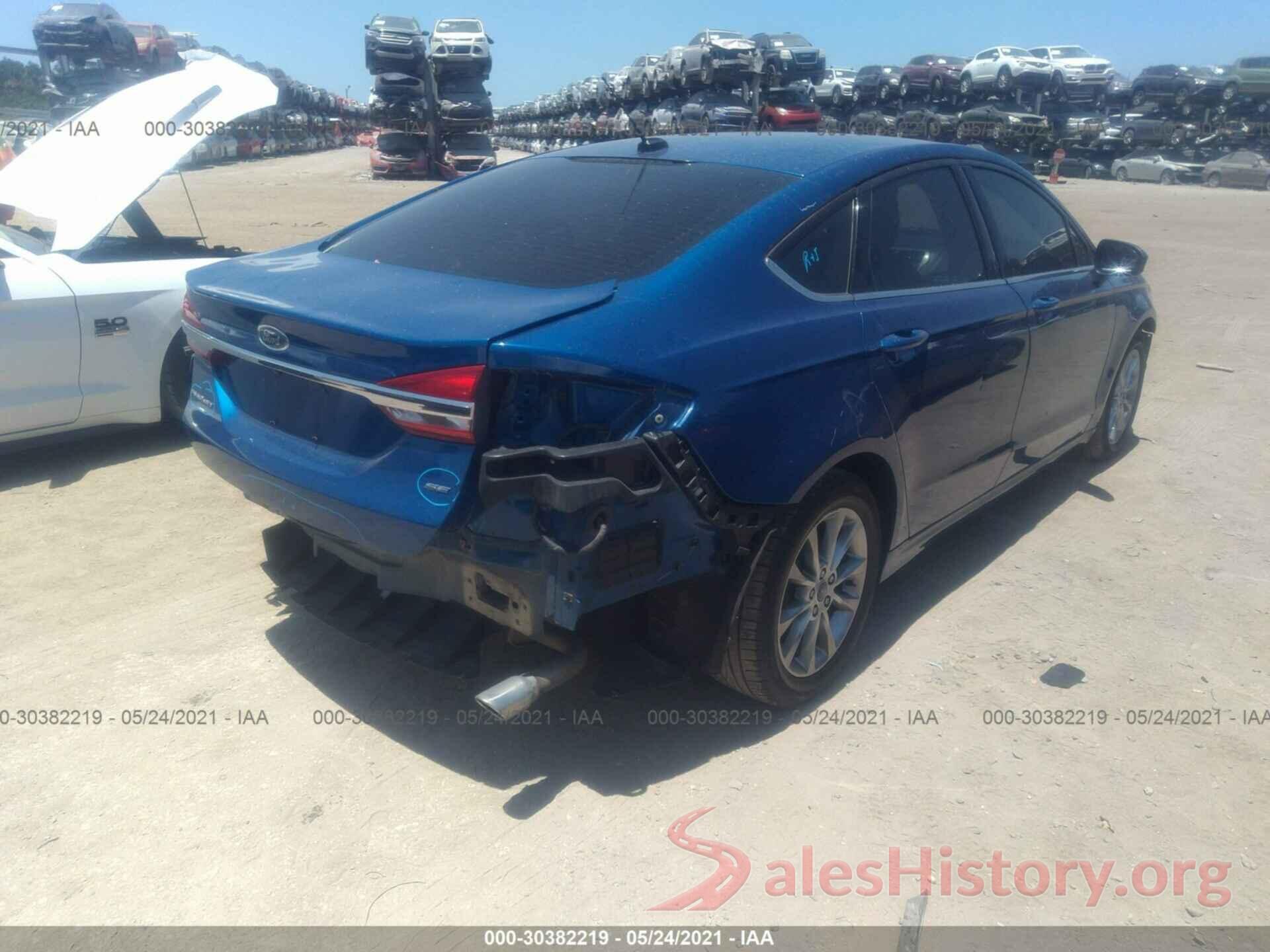 3FA6P0H77HR181235 2017 FORD FUSION