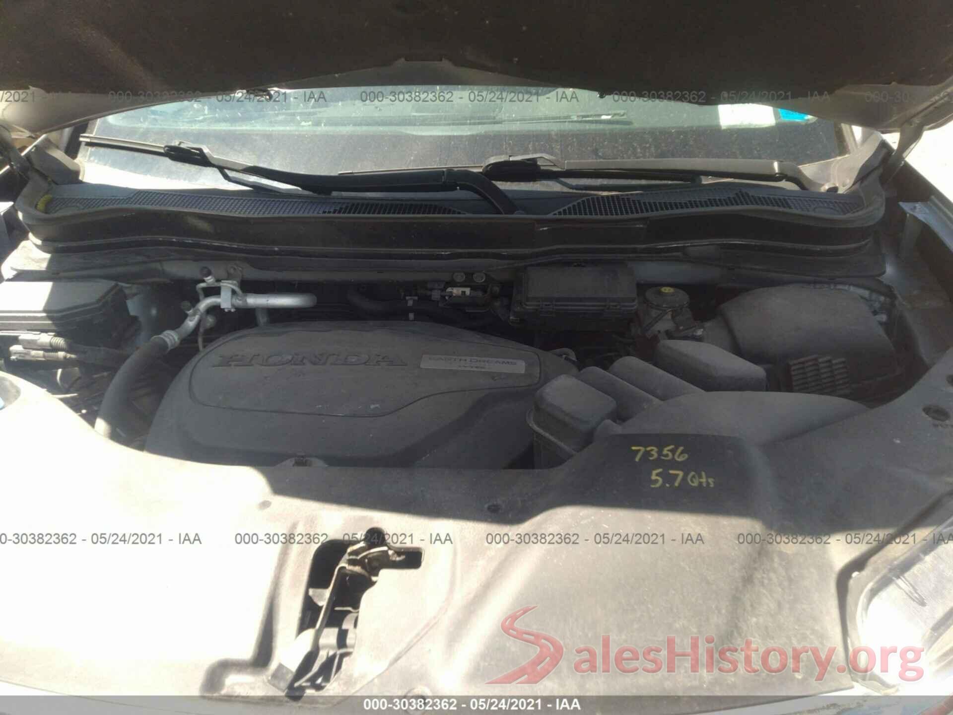 5FNYF6H04HB048798 2017 HONDA PILOT