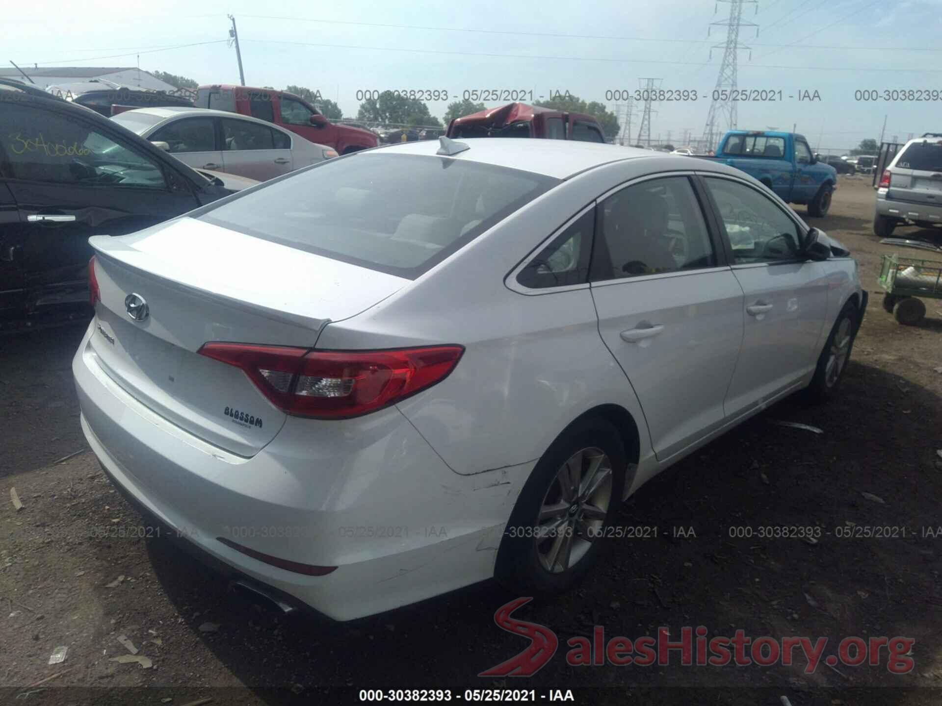 5NPE24AF7GH372572 2016 HYUNDAI SONATA