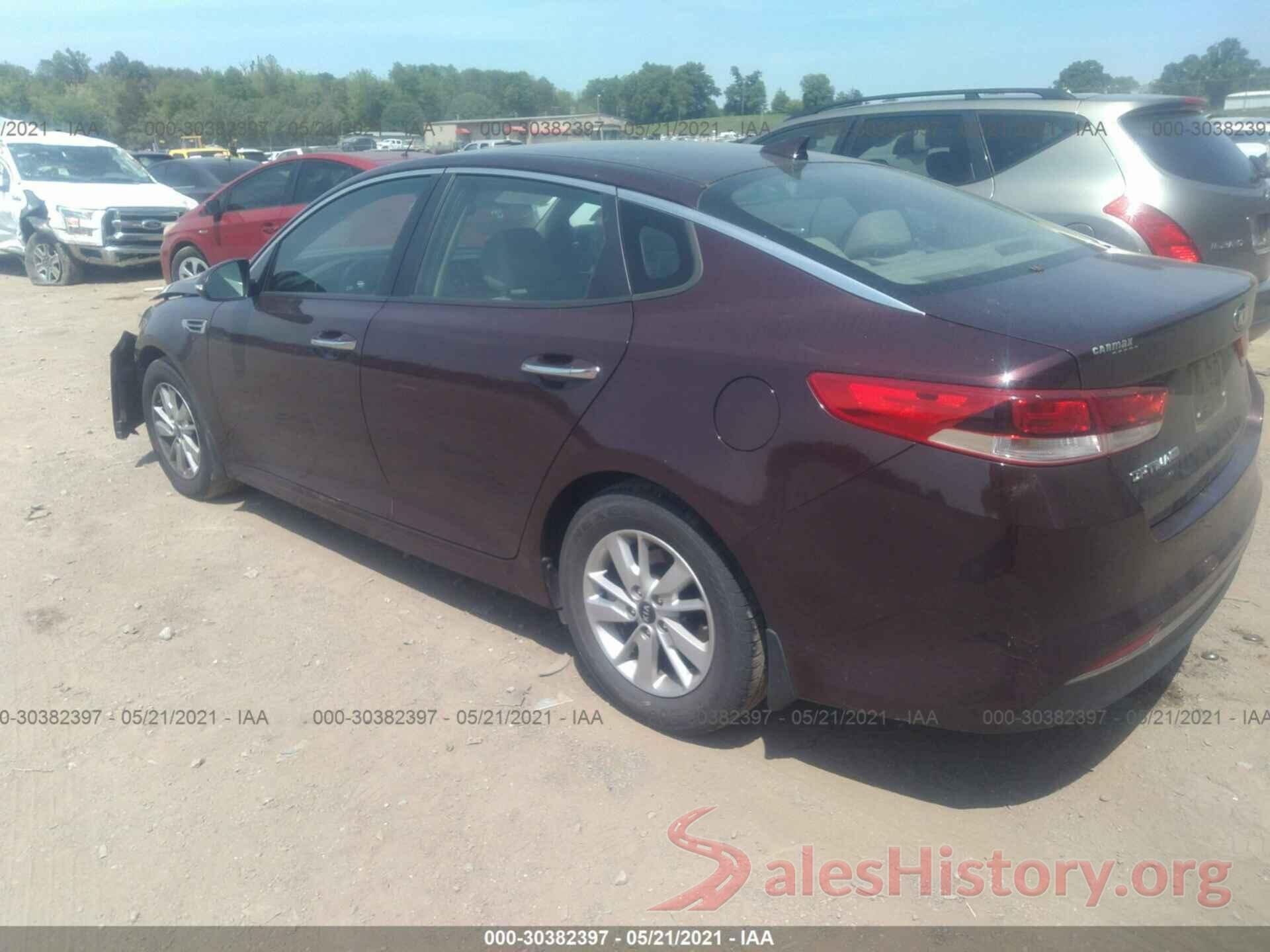 5XXGT4L31GG051857 2016 KIA OPTIMA