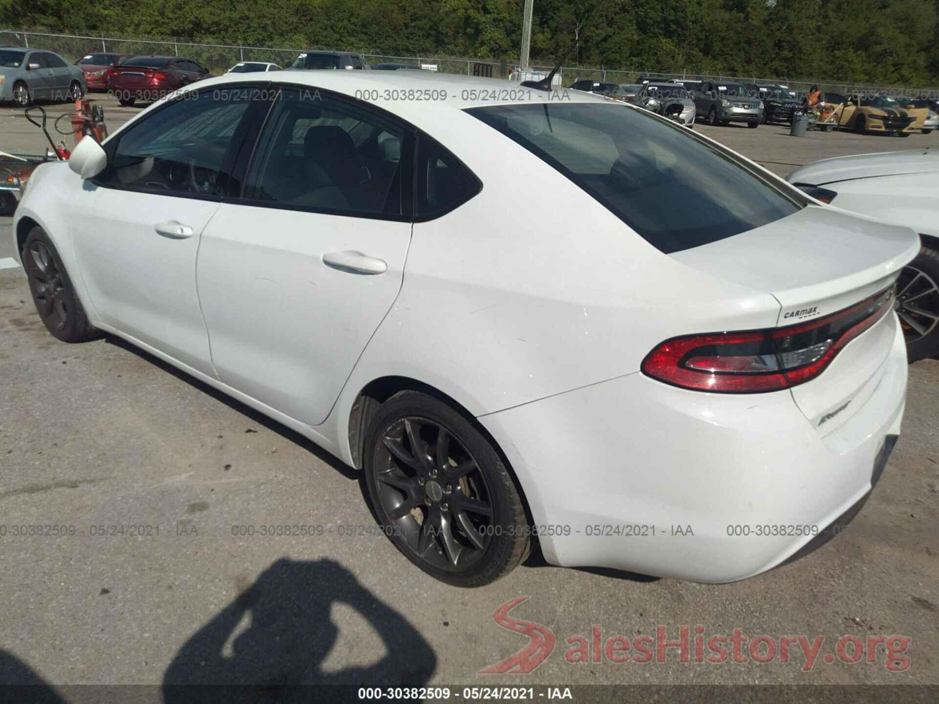 1C3CDFAA0GD623864 2016 DODGE DART