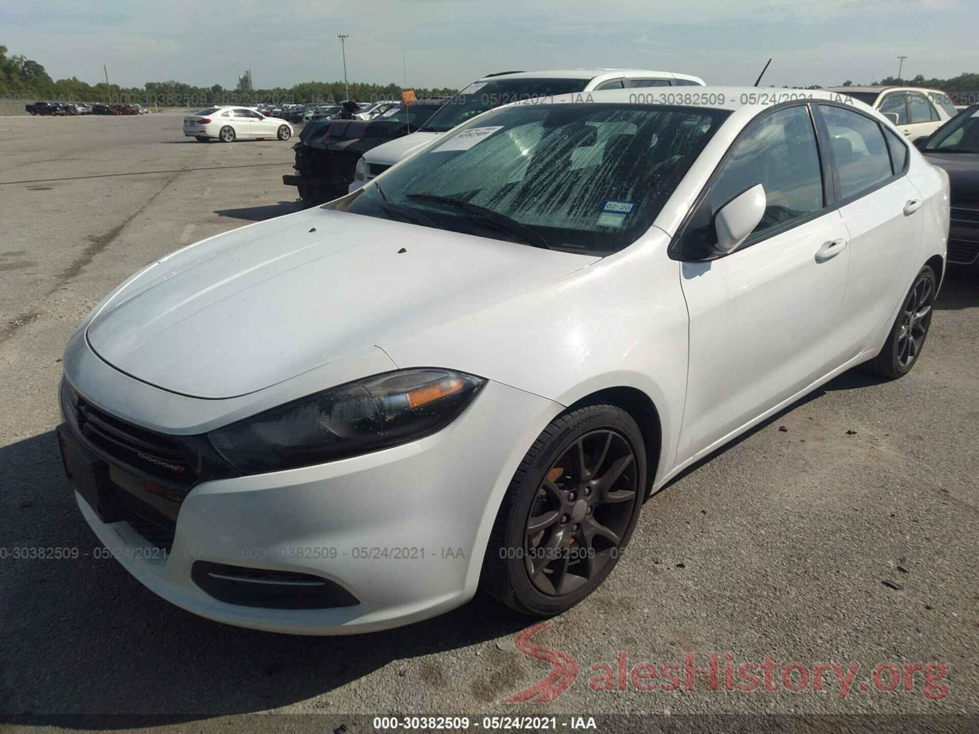 1C3CDFAA0GD623864 2016 DODGE DART