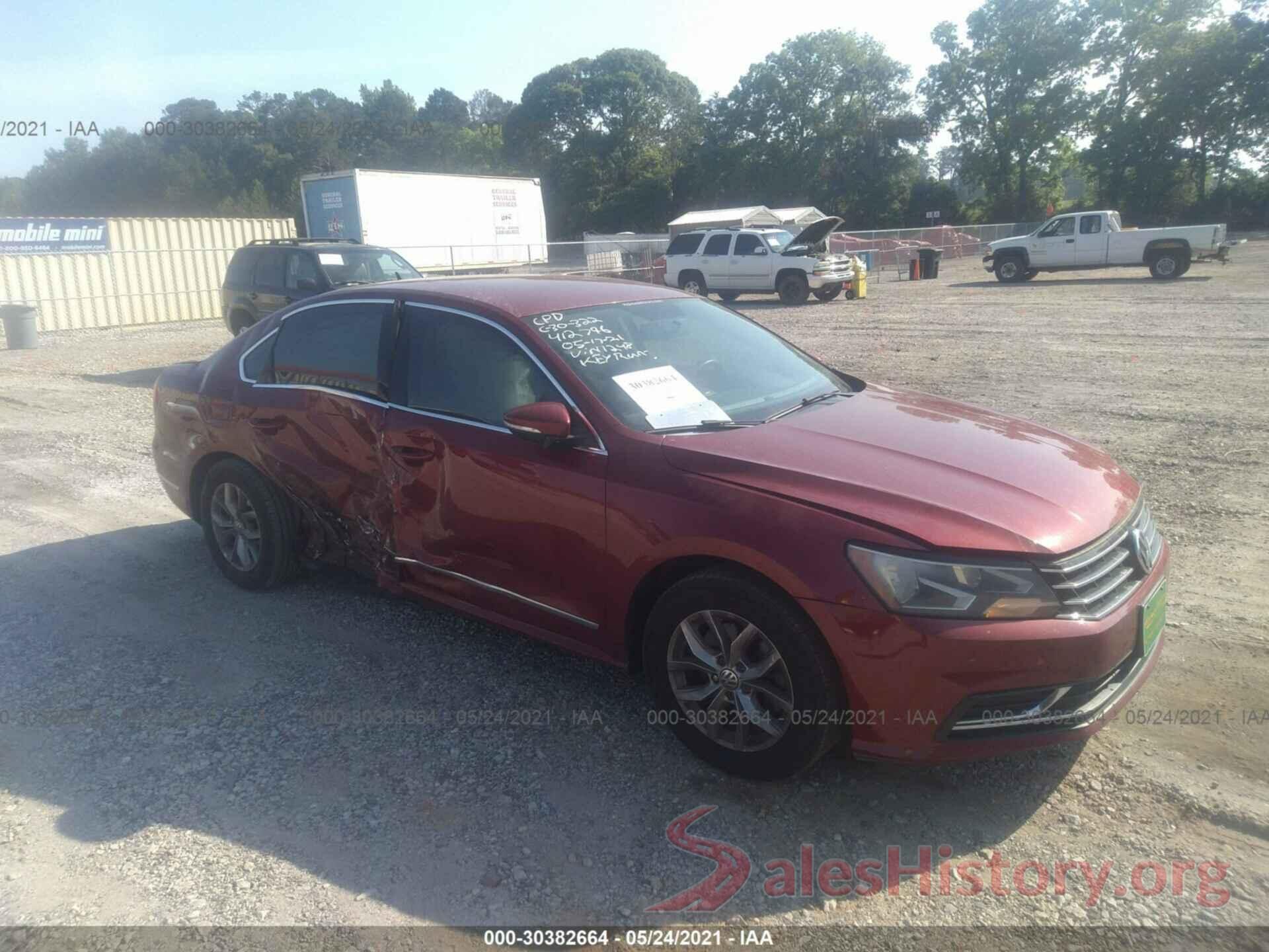 1VWAT7A38GC011248 2016 VOLKSWAGEN PASSAT