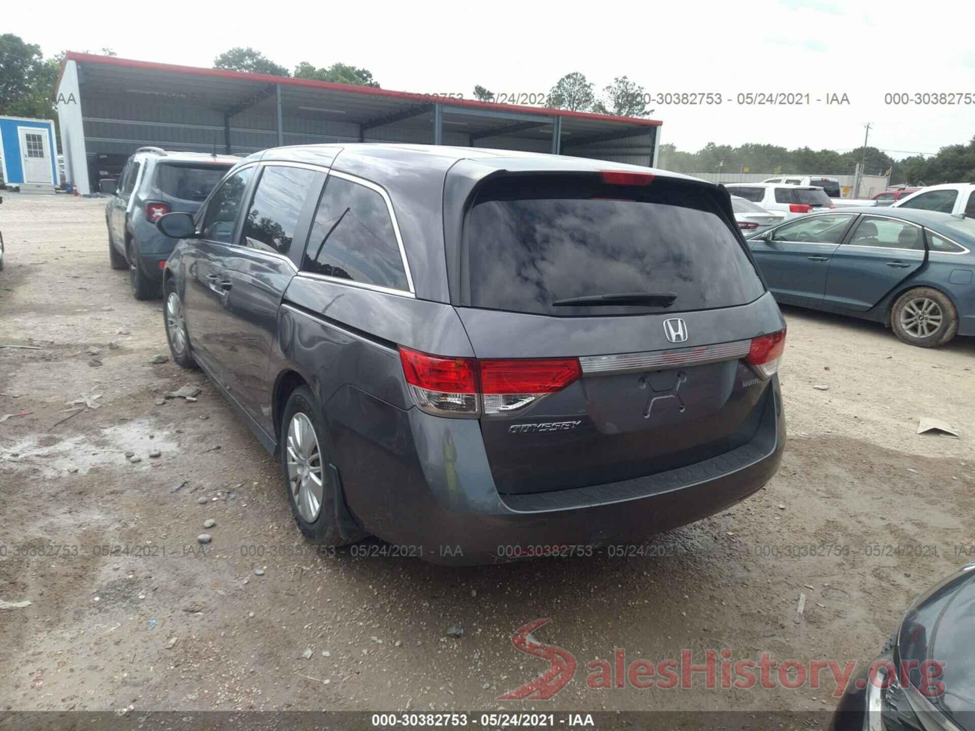 5FNRL5H23GB129525 2016 HONDA ODYSSEY