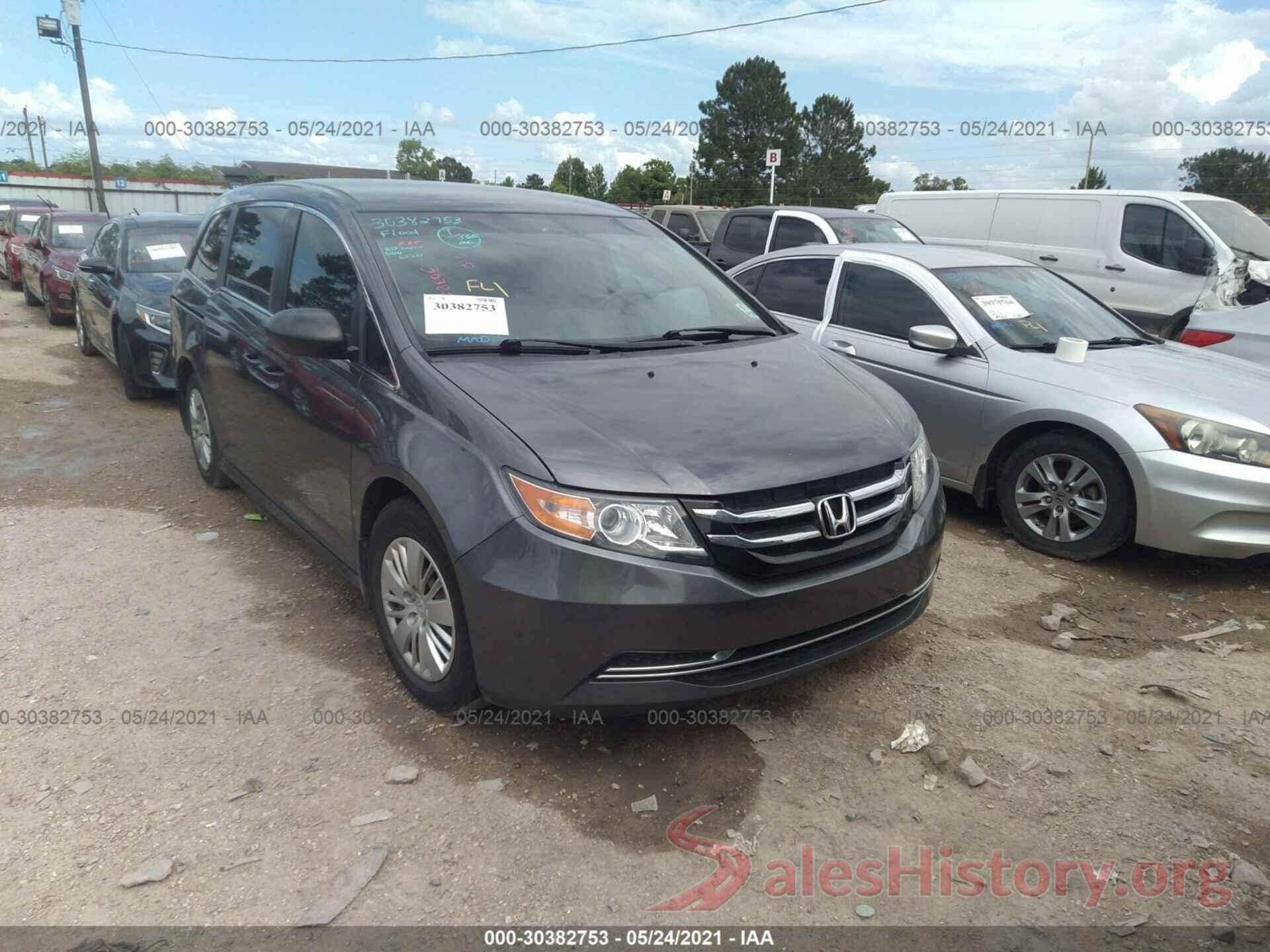 5FNRL5H23GB129525 2016 HONDA ODYSSEY