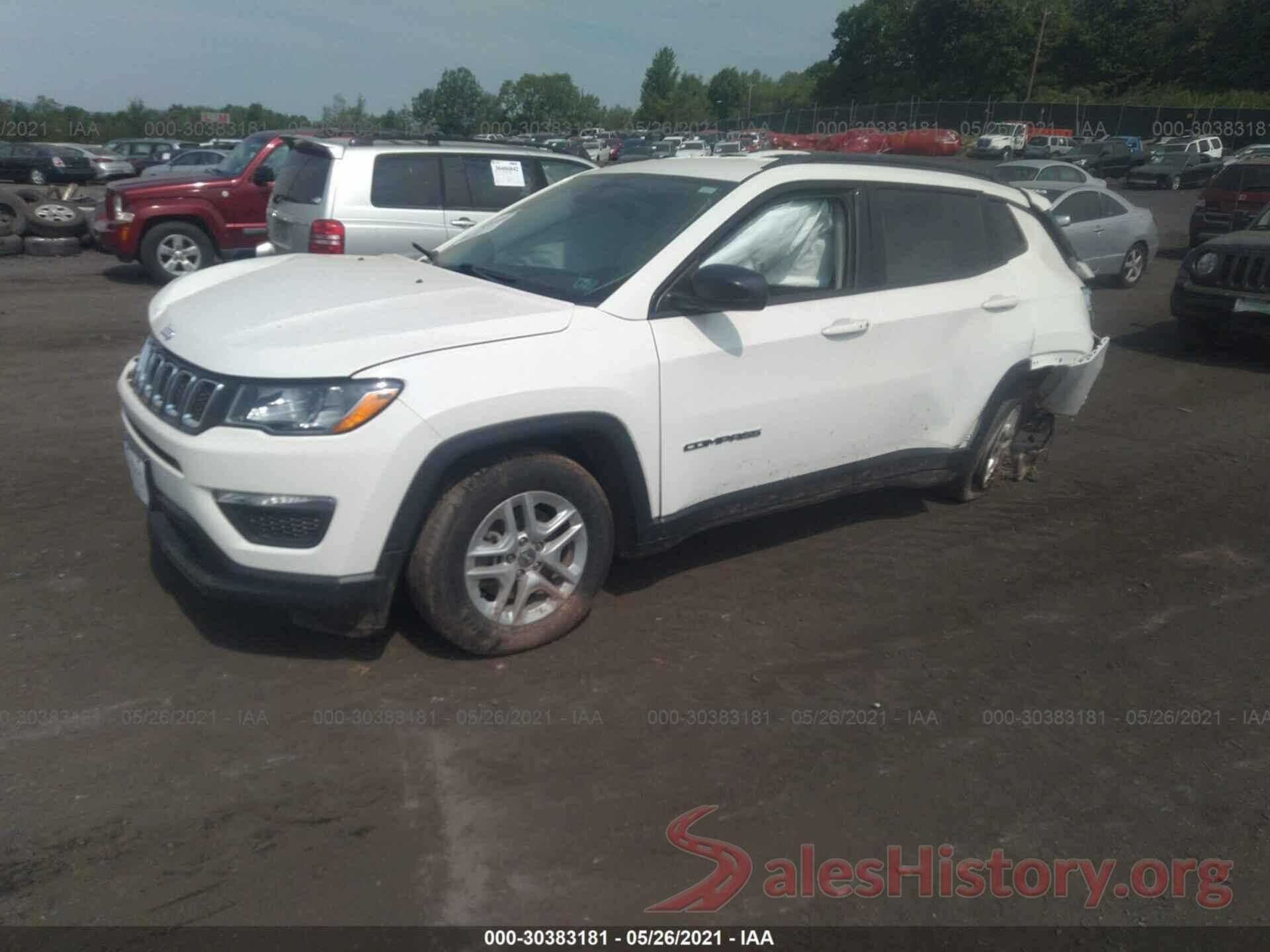 3C4NJCAB4JT411121 2018 JEEP COMPASS