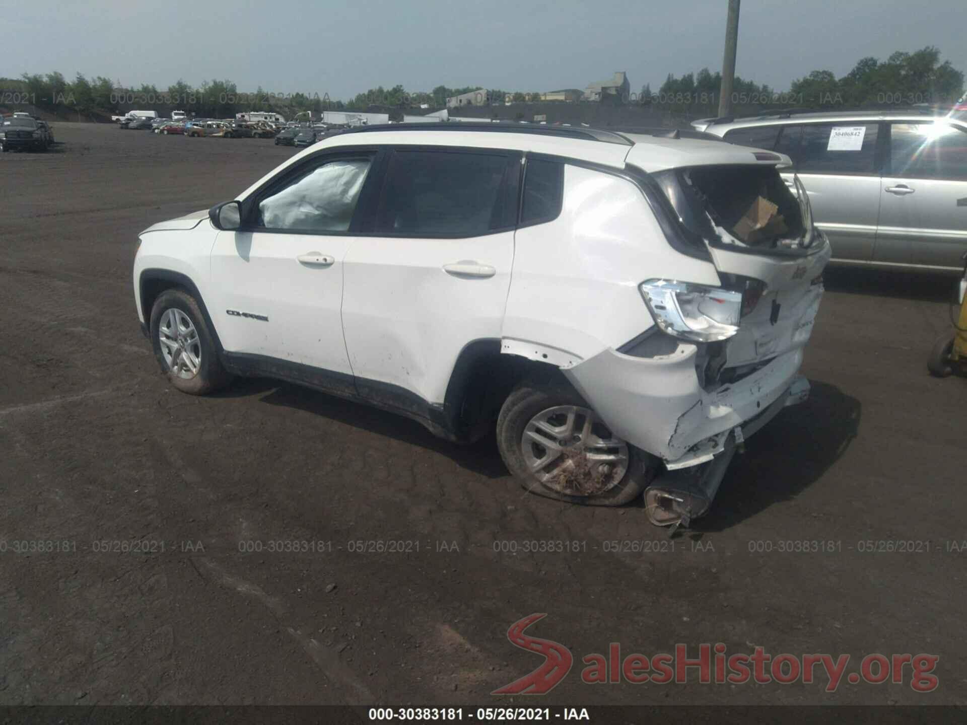 3C4NJCAB4JT411121 2018 JEEP COMPASS