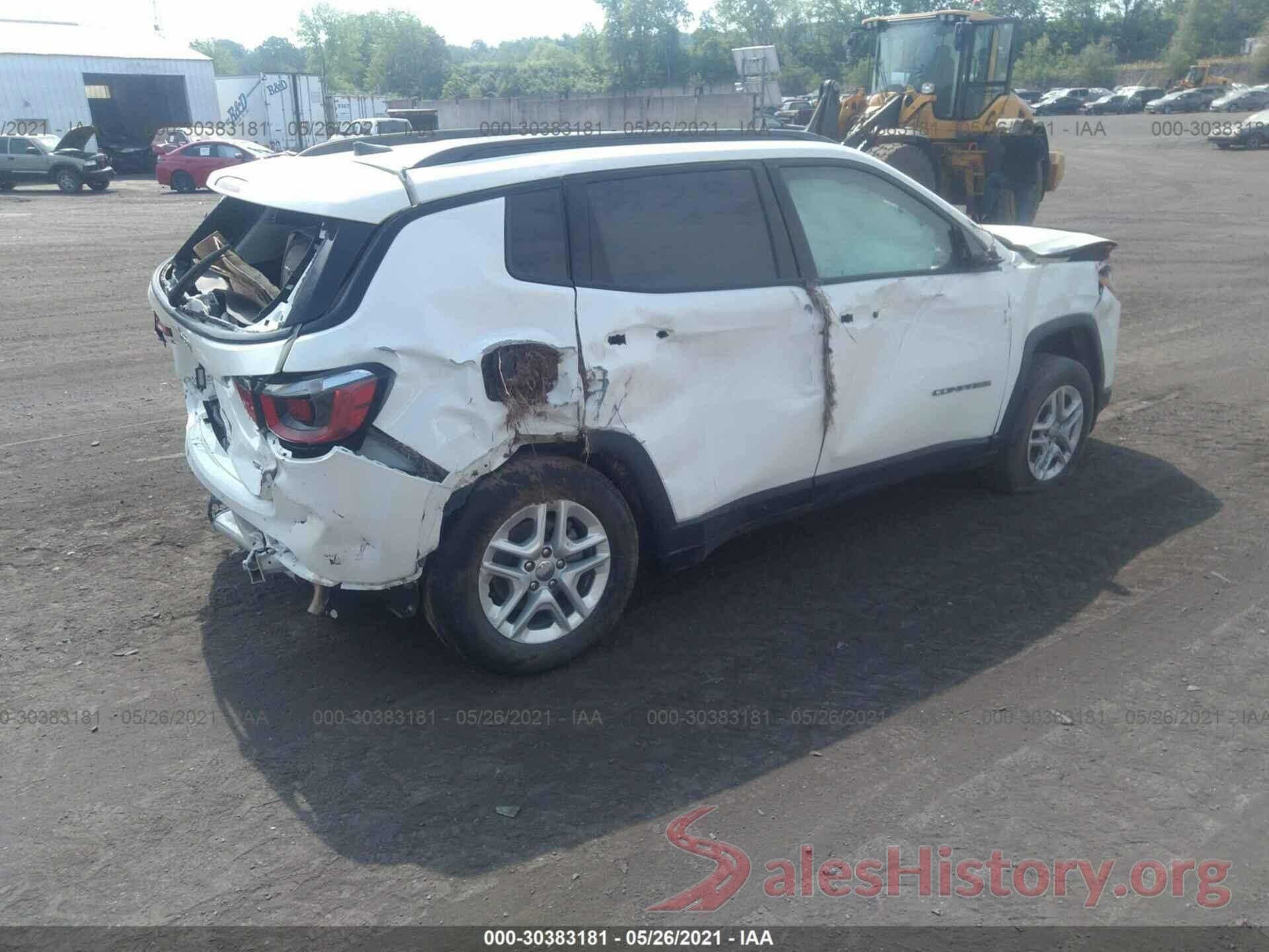 3C4NJCAB4JT411121 2018 JEEP COMPASS