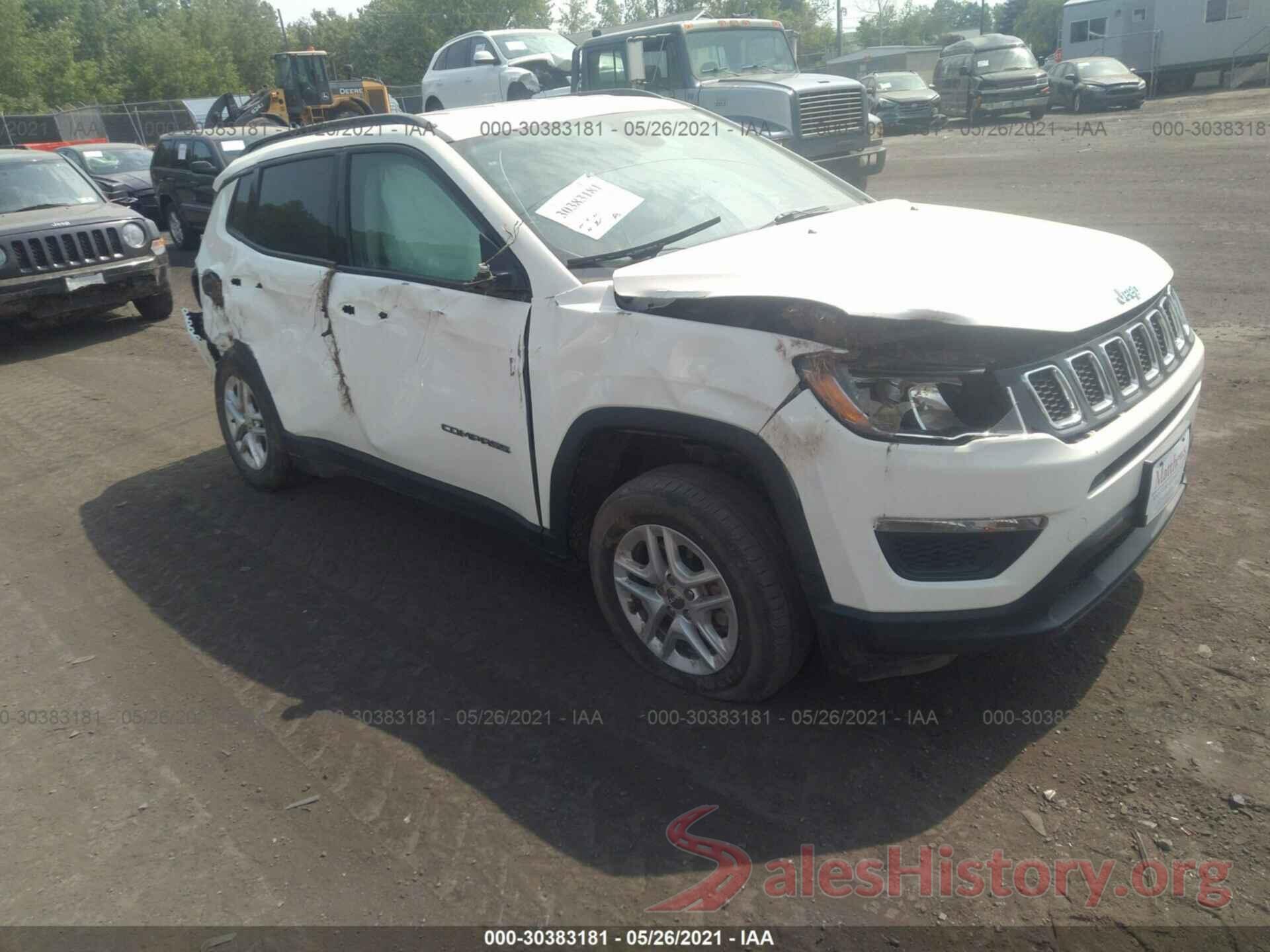 3C4NJCAB4JT411121 2018 JEEP COMPASS