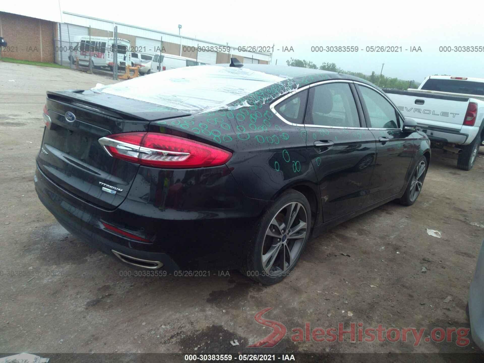 3FA6P0D99KR261005 2019 FORD FUSION