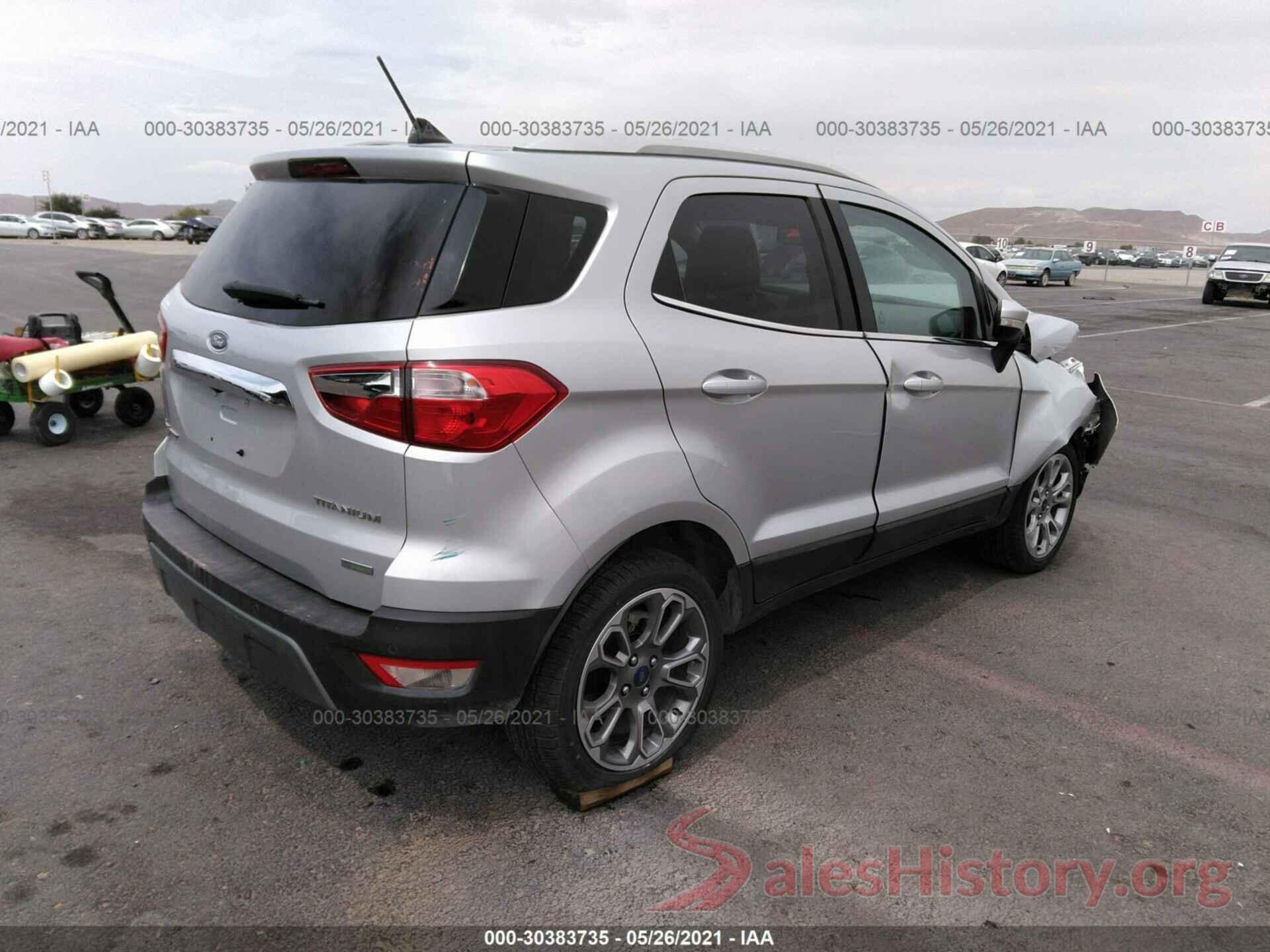 MAJ3P1VE5JC210764 2018 FORD ECOSPORT