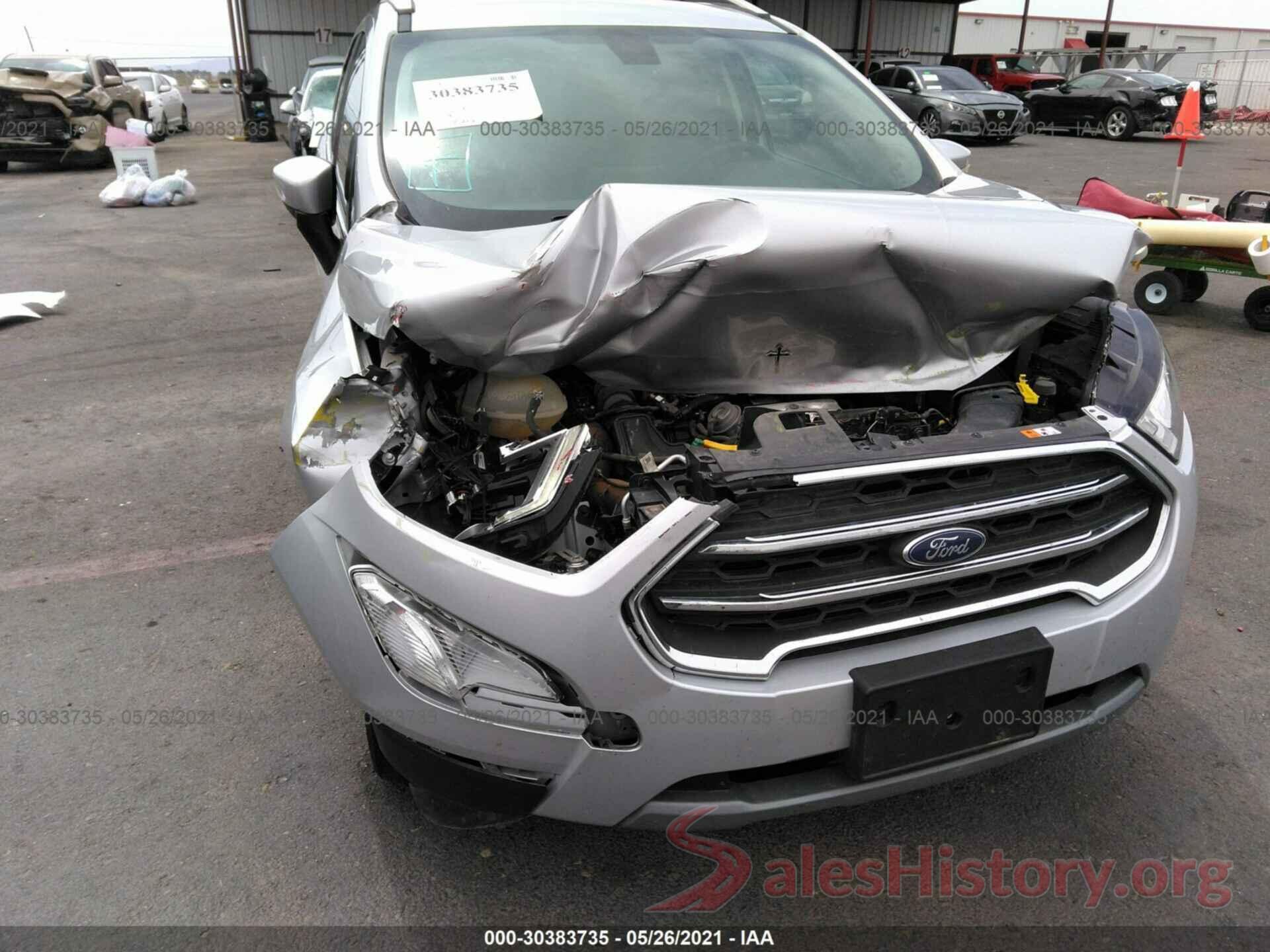 MAJ3P1VE5JC210764 2018 FORD ECOSPORT