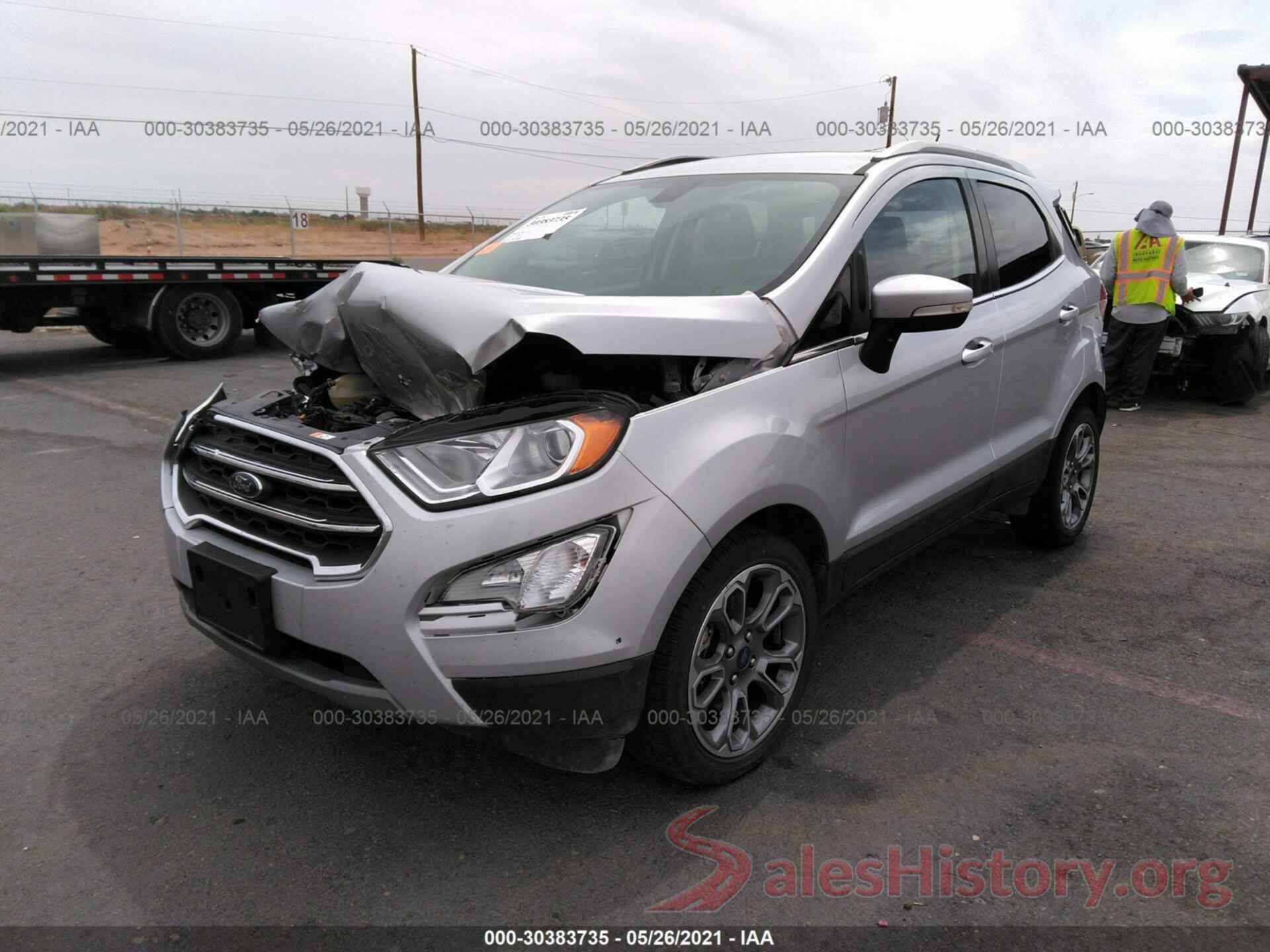 MAJ3P1VE5JC210764 2018 FORD ECOSPORT