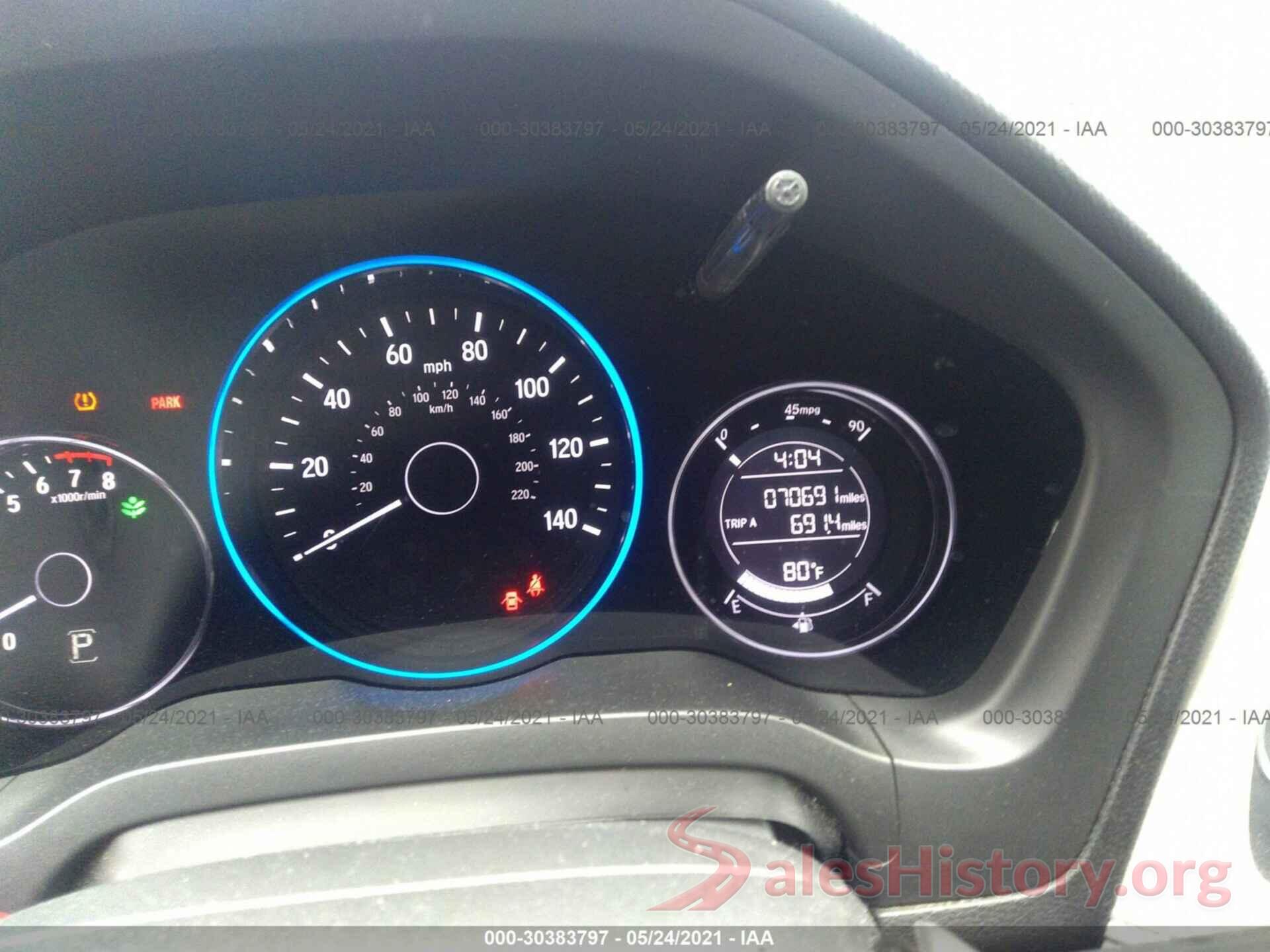 3CZRU5H50GM710025 2016 HONDA HR-V