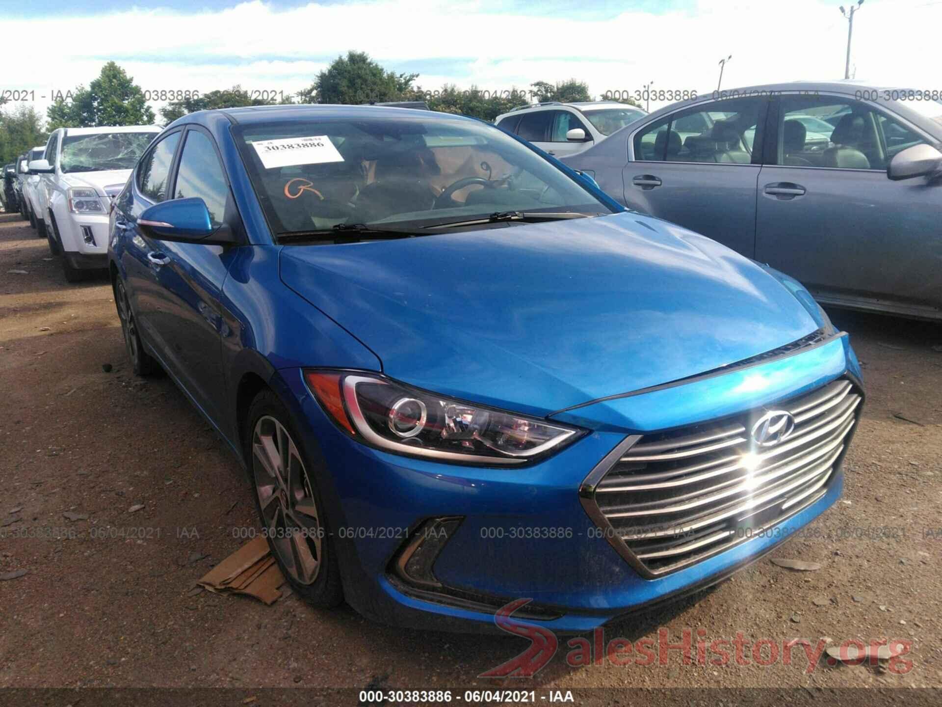 5NPD84LF6HH044844 2017 HYUNDAI ELANTRA