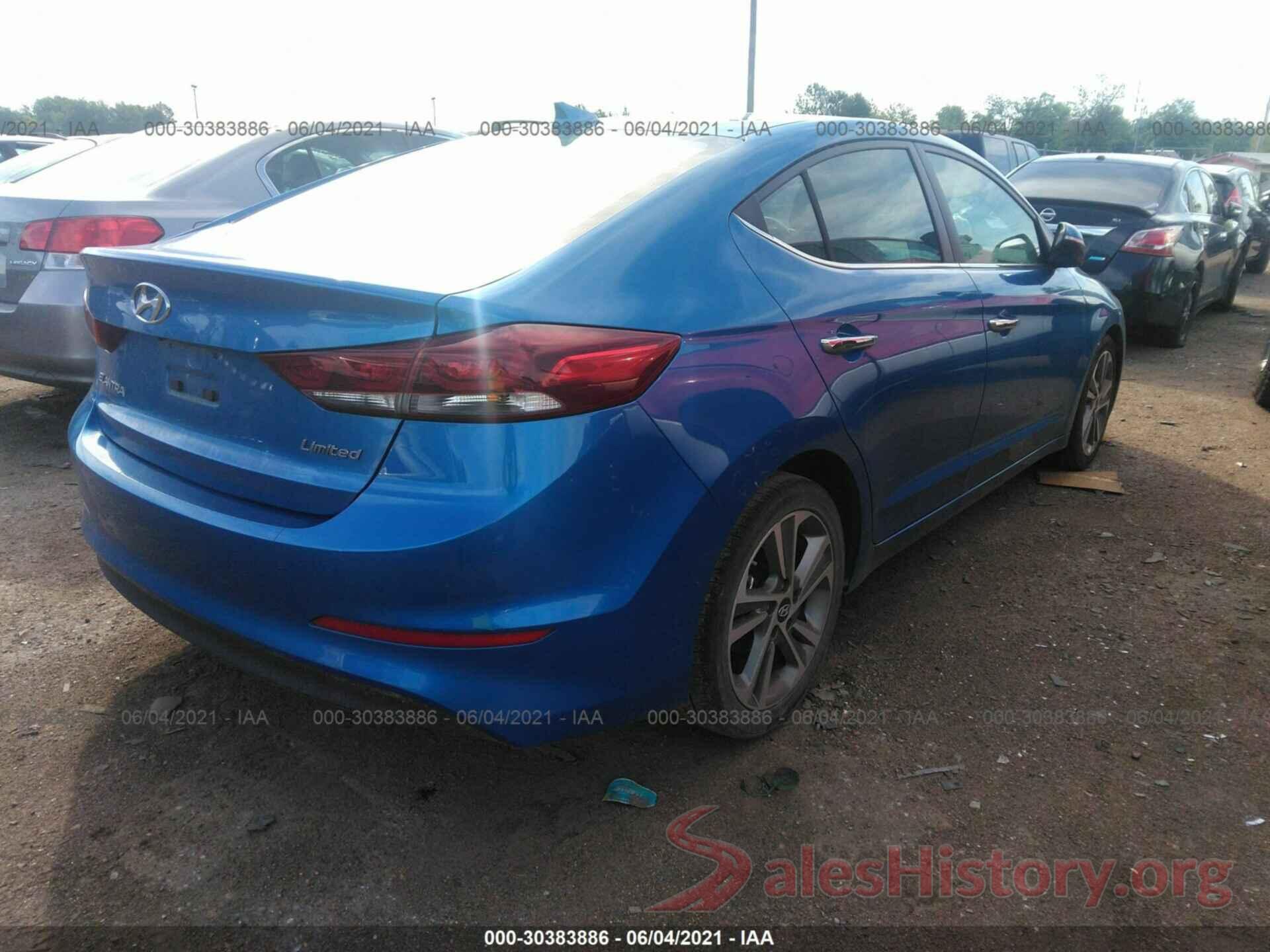 5NPD84LF6HH044844 2017 HYUNDAI ELANTRA