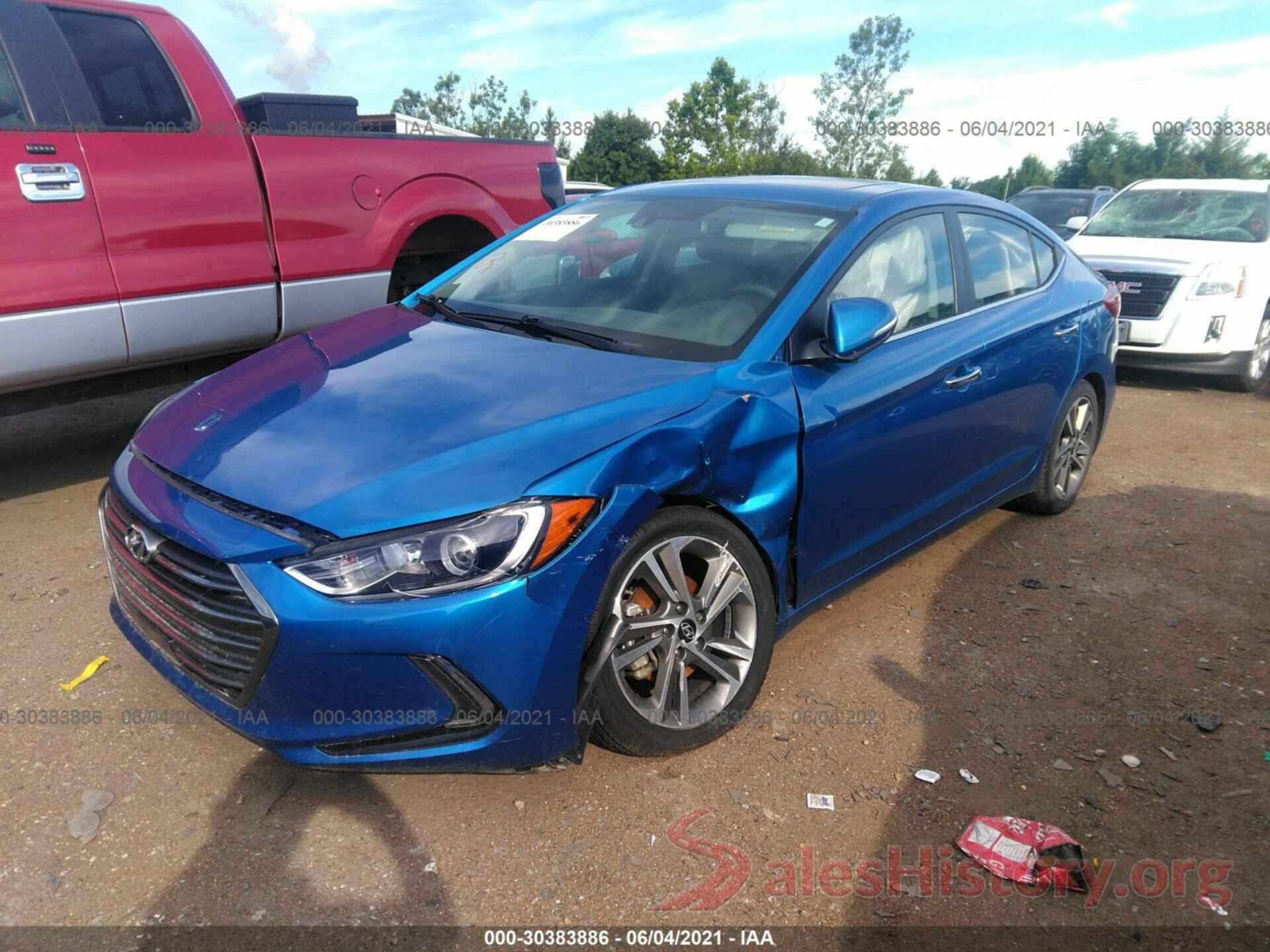 5NPD84LF6HH044844 2017 HYUNDAI ELANTRA