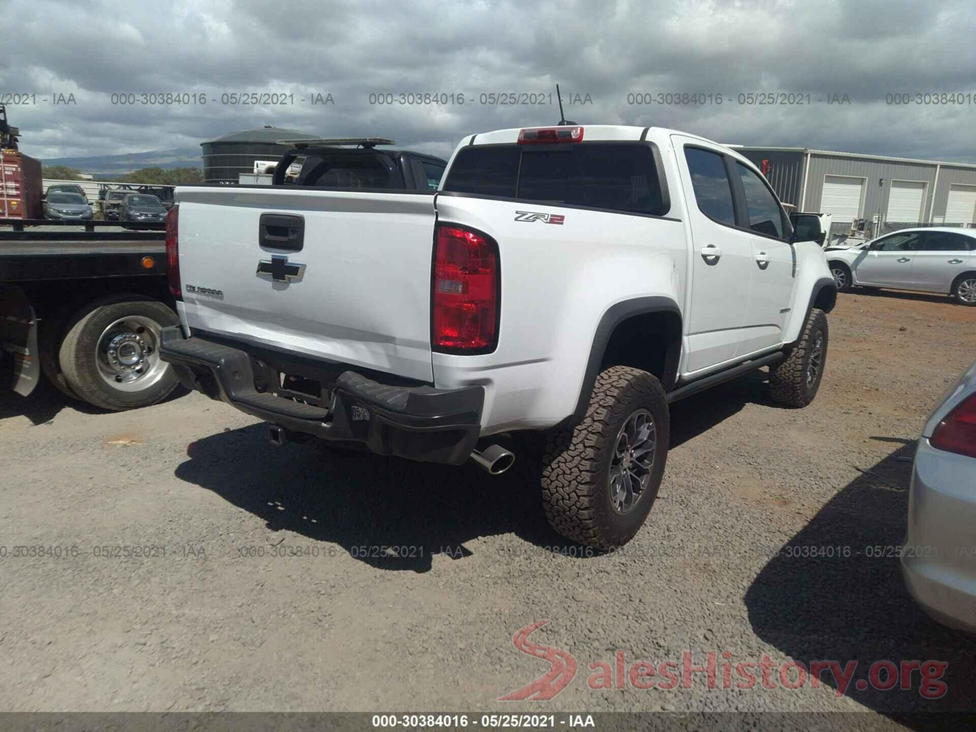 1GCPTEE16K1249596 2019 CHEVROLET COLORADO