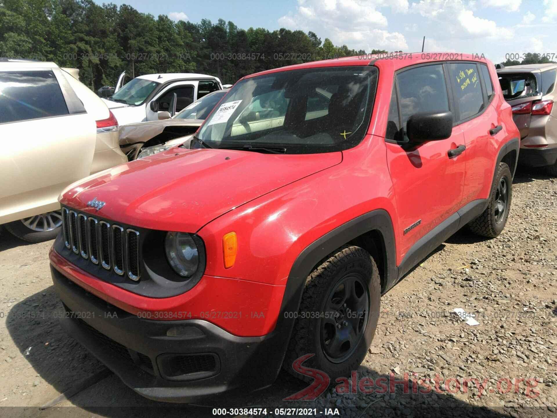 ZACCJAAW5GPC42340 2016 JEEP RENEGADE