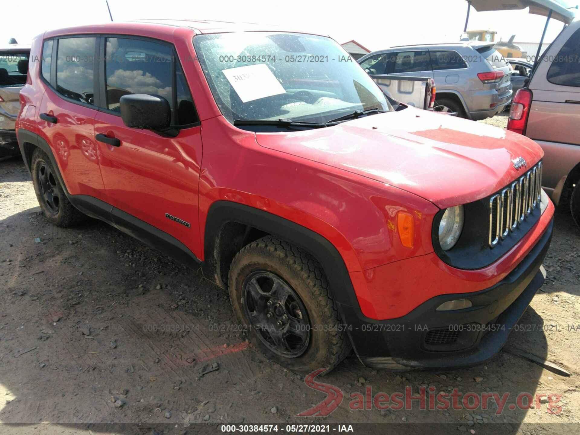 ZACCJAAW5GPC42340 2016 JEEP RENEGADE