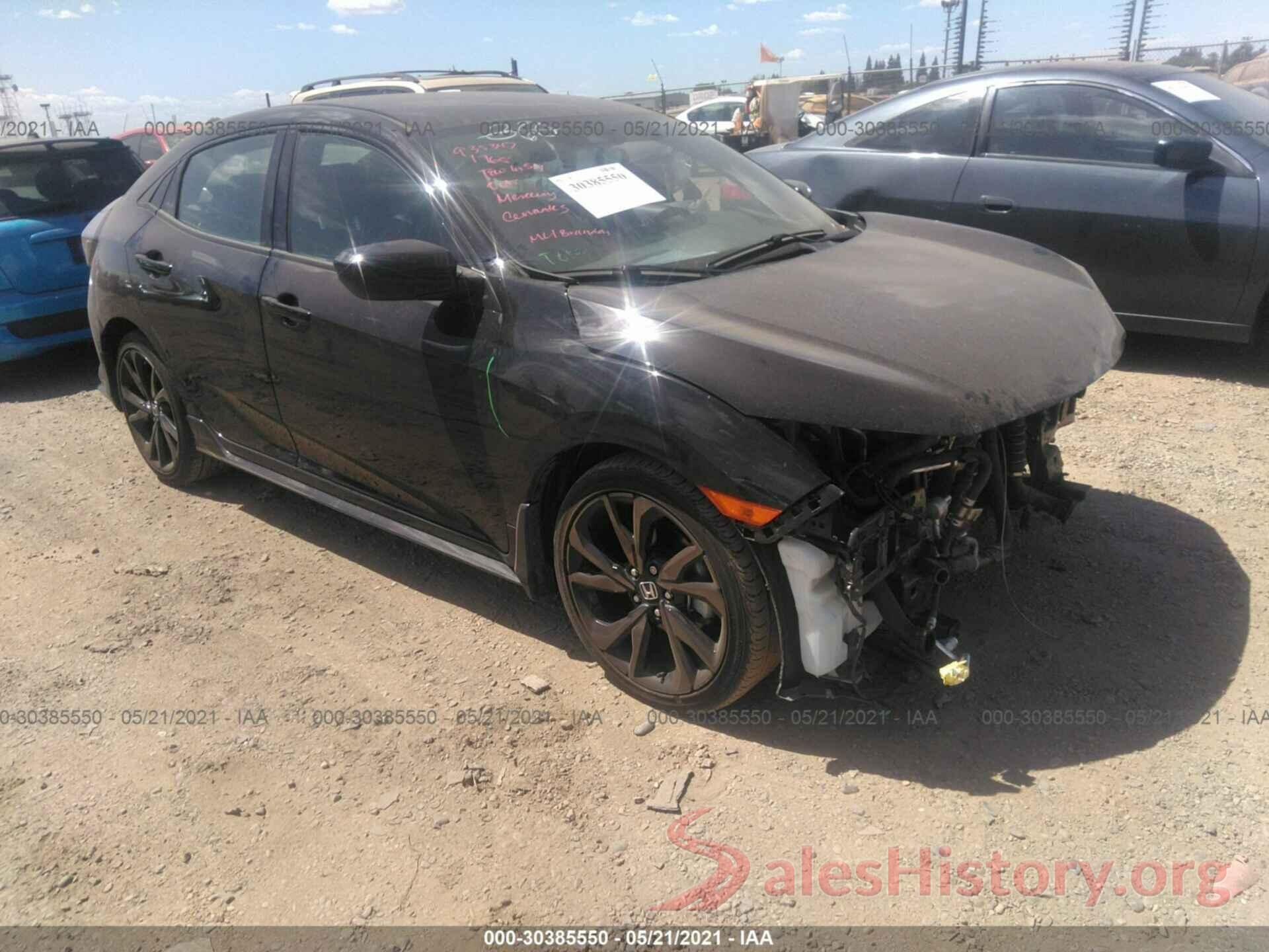 SHHFK7G47KU225928 2019 HONDA CIVIC HATCHBACK