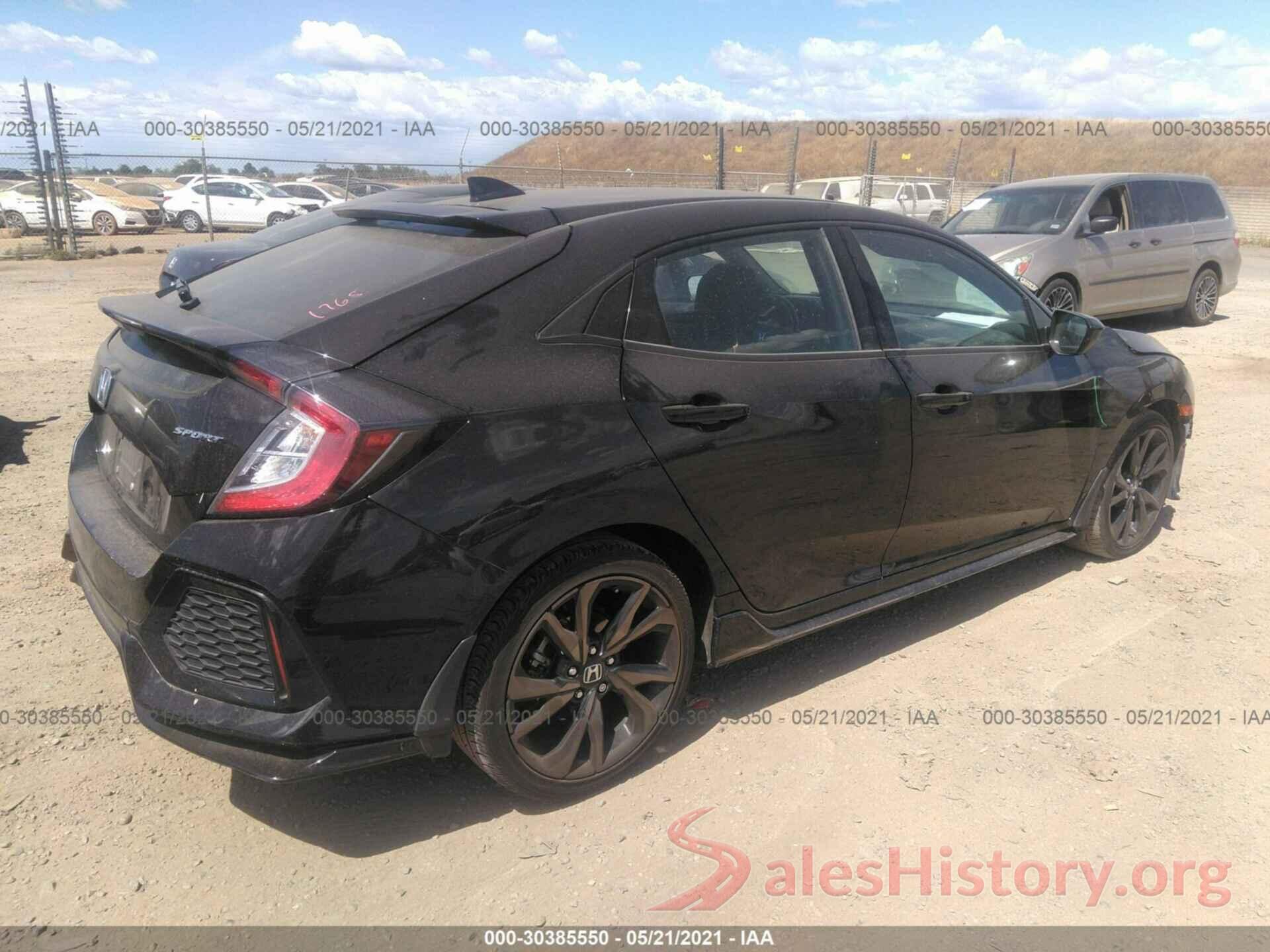 SHHFK7G47KU225928 2019 HONDA CIVIC HATCHBACK