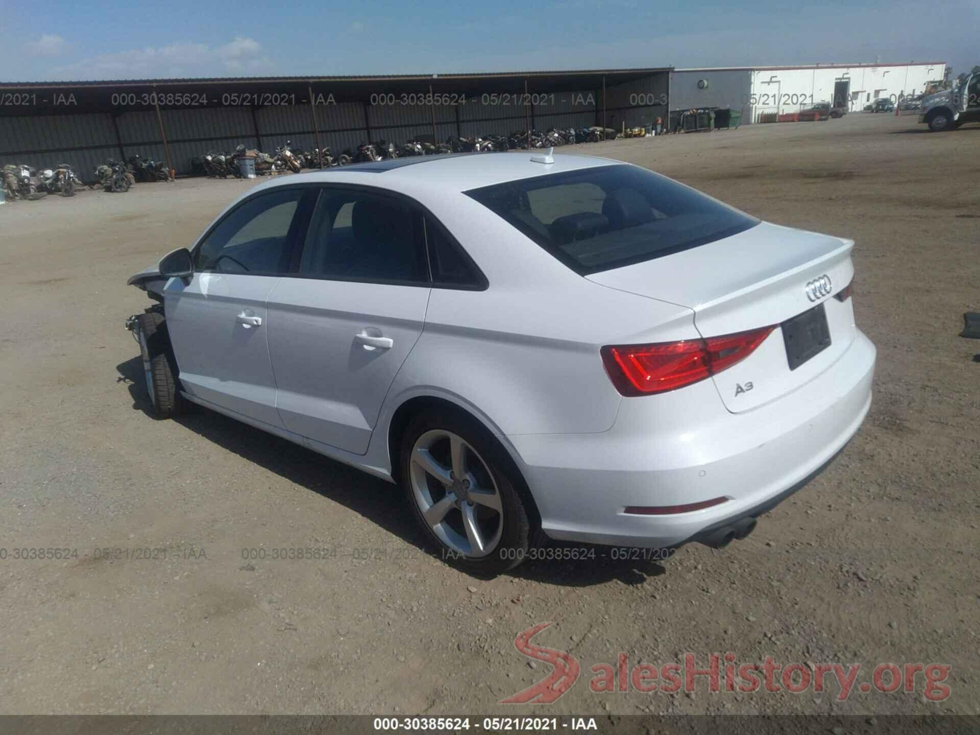 WAUA7GFF8G1013133 2016 AUDI A3