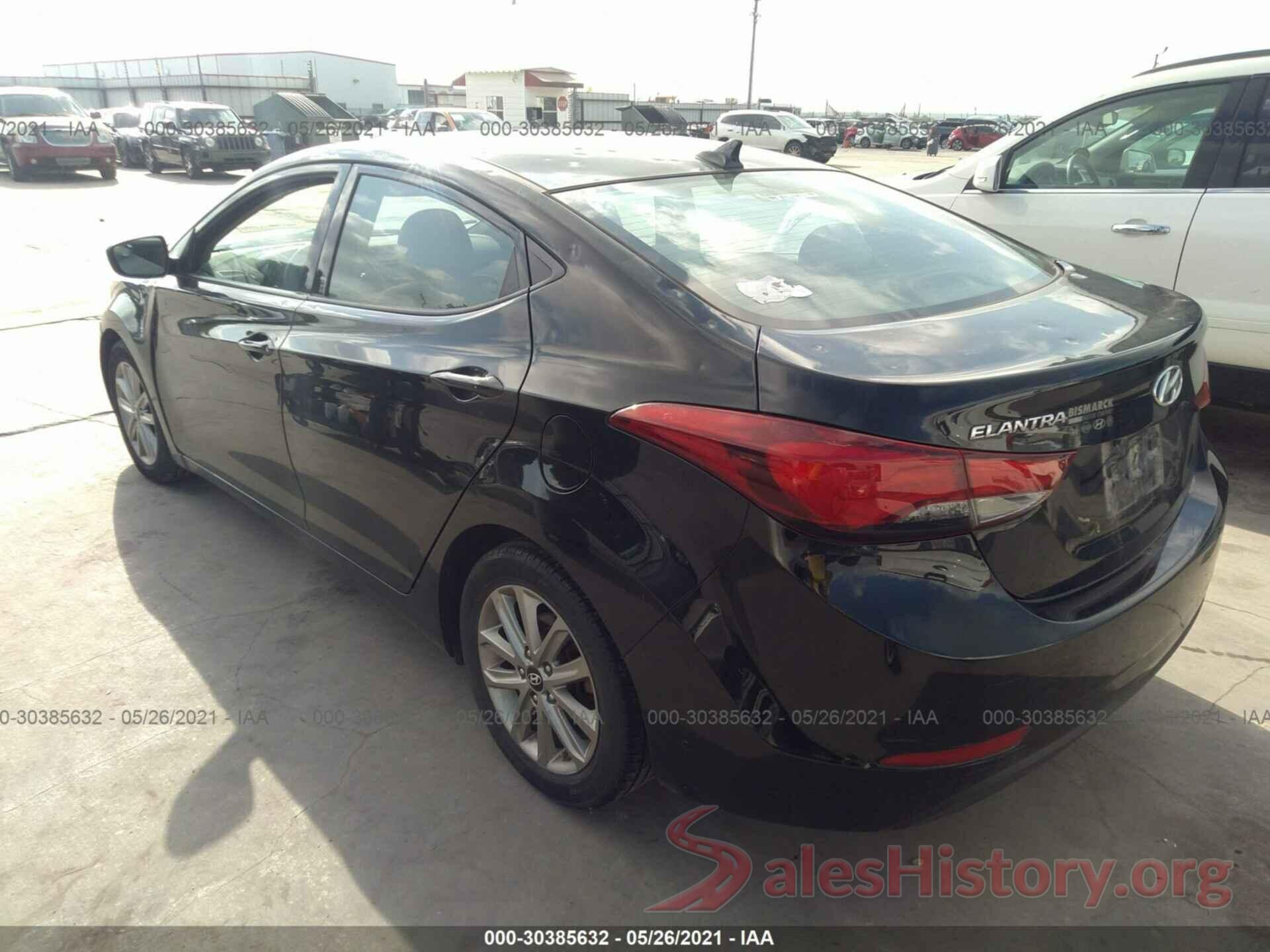 5NPDH4AE0GH653095 2016 HYUNDAI ELANTRA